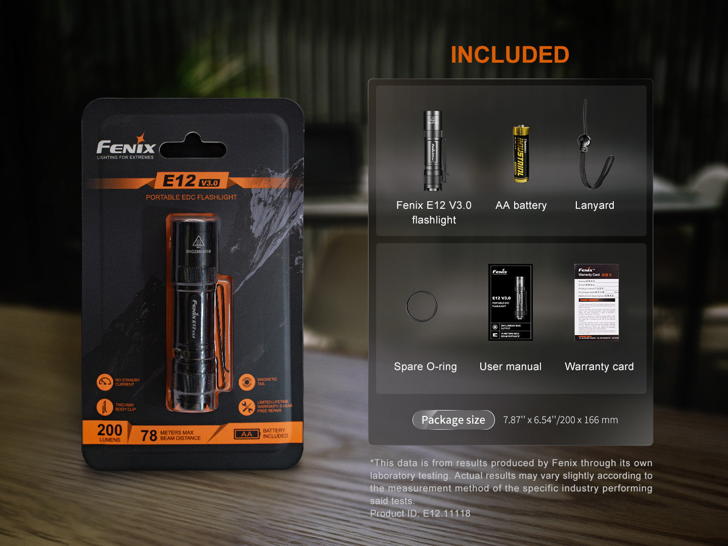 fenix flashlight aa Fenix E12 V3.0 AA EDC Flashlight