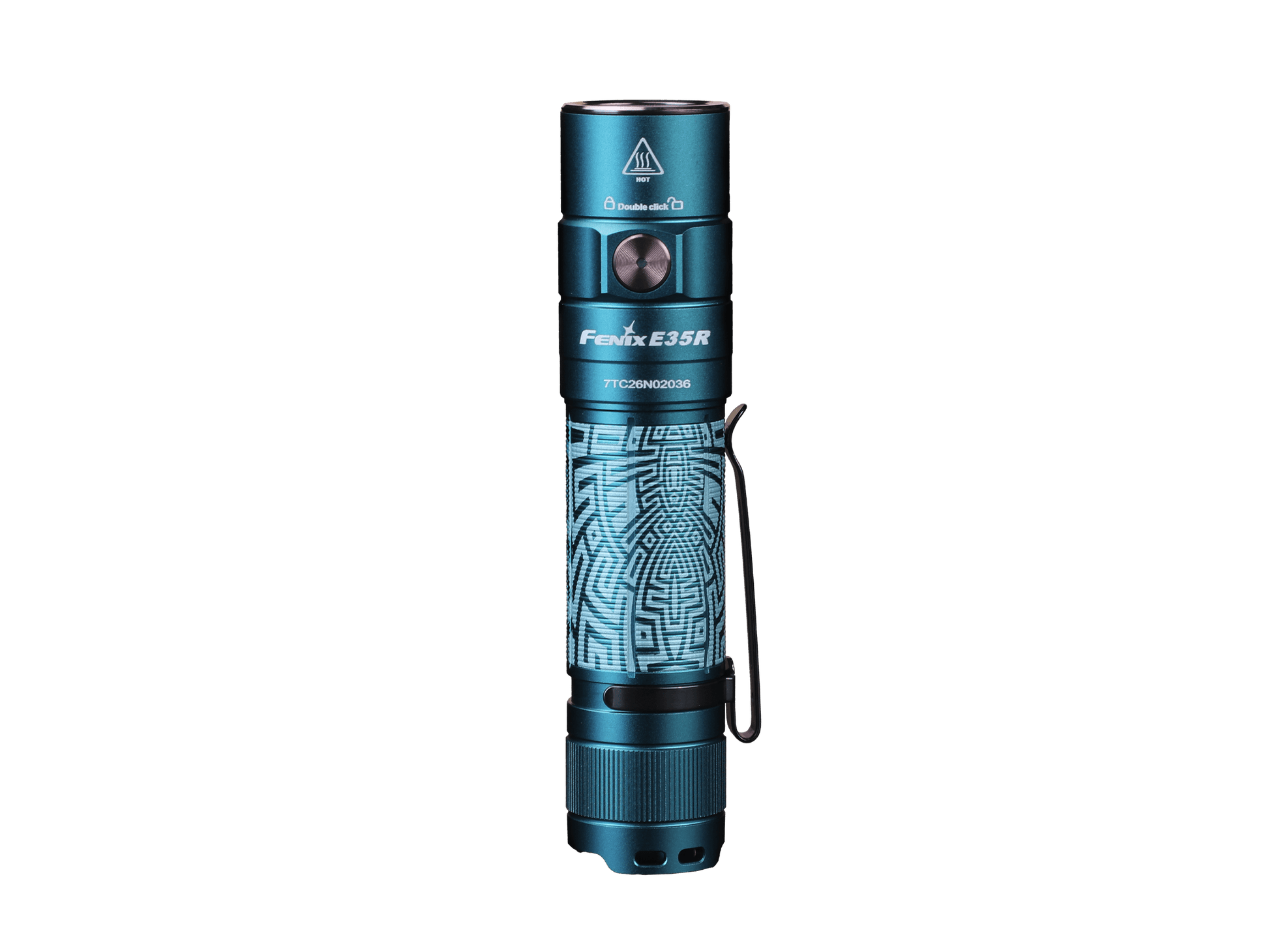 fenix e35r rechargeable edc flashlight Fenix E35R High-Performance Rechargeable LED Flashlight, Glacier Blue