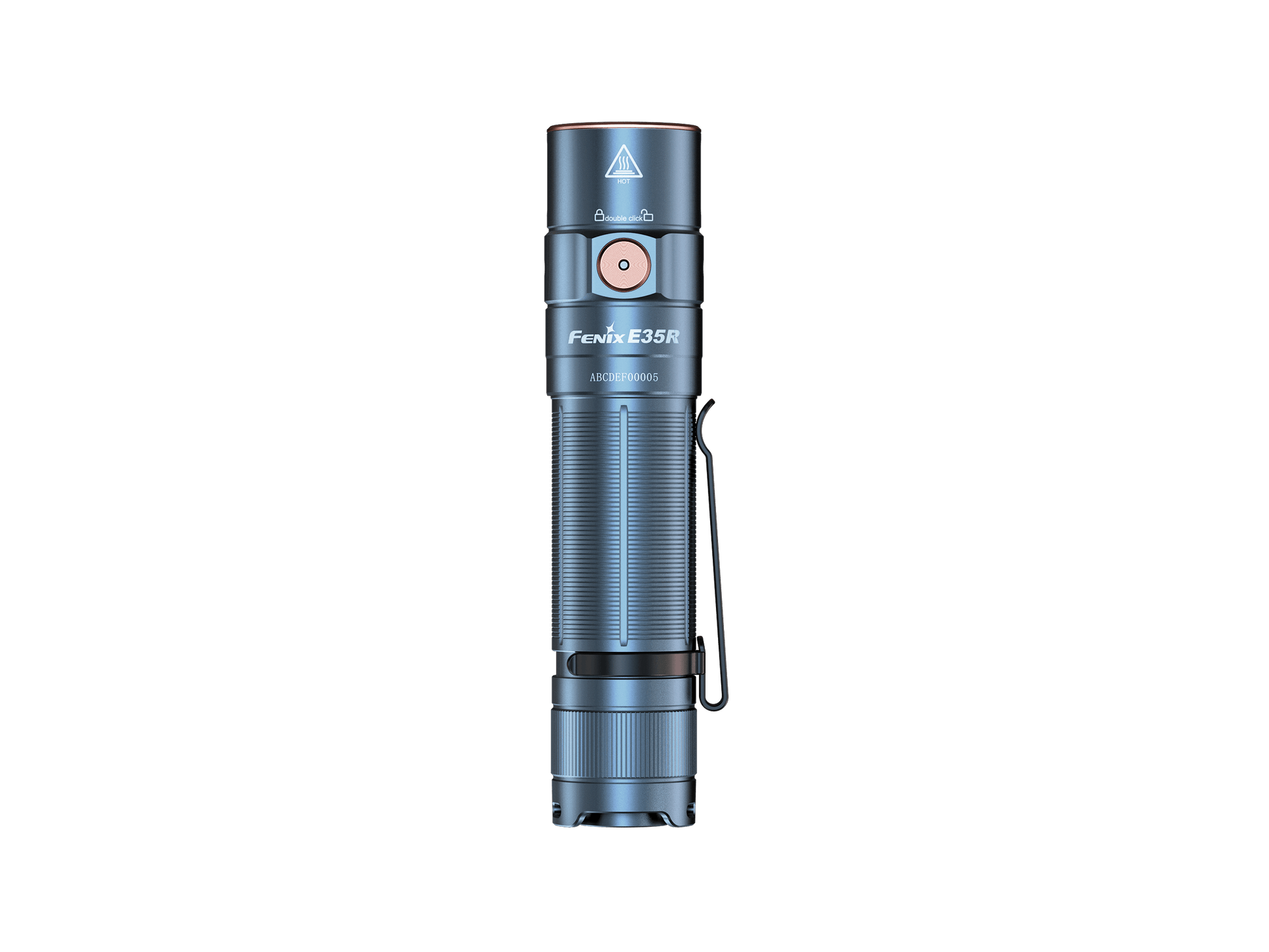 best fenix rechargeable tactical flashlight Fenix E35R High-Performance Rechargeable LED Flashlight, Glacier Blue