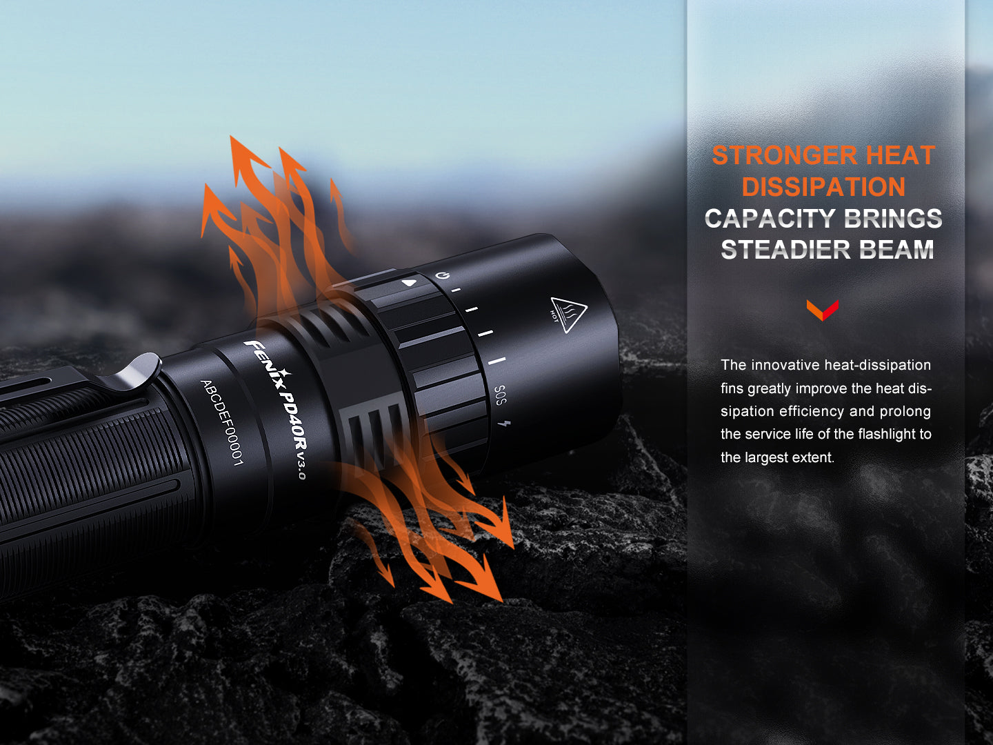 Fenix PD40R V3.0 Rechargeable Flashlight Fenix PD40R V3.0 Rechargeable Flashlight