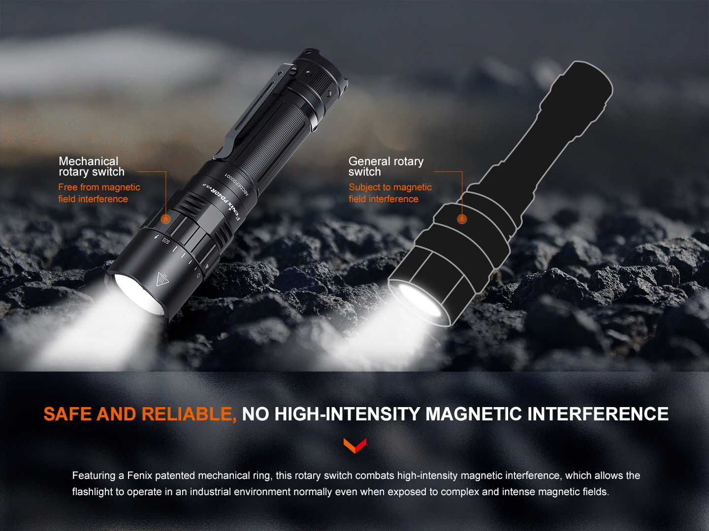 3000 lumen flashlight fenix Fenix PD40R V3.0 Rechargeable Flashlight