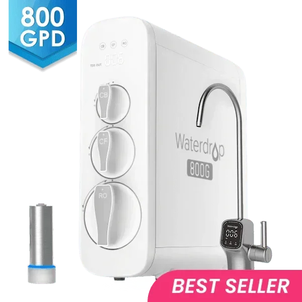 Waterdrop G3P800 Tankless RO System with UV Sterilizing Light