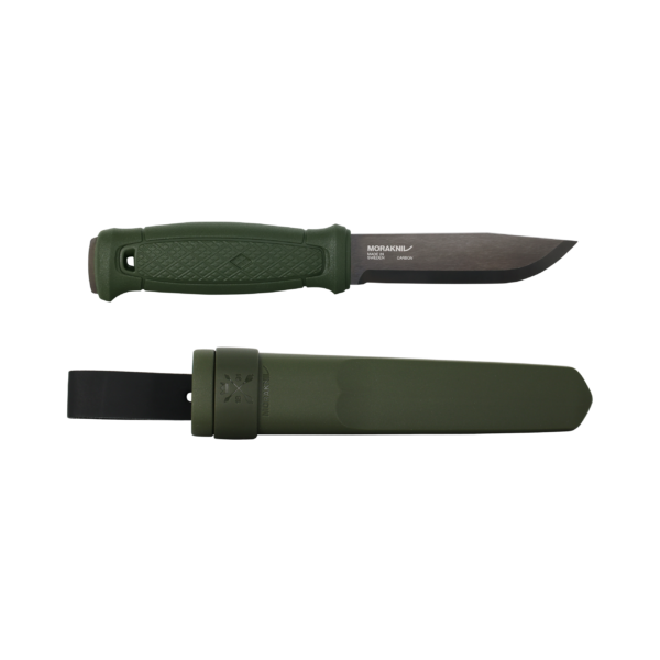 Mora Garberg Blackblade Military Green Carbon with Simple Poly Sheath #14528 (SC)
