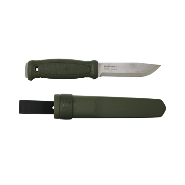 Mora Garberg Stainless Military Green with Simple Poly Sheath #14472 (SC)