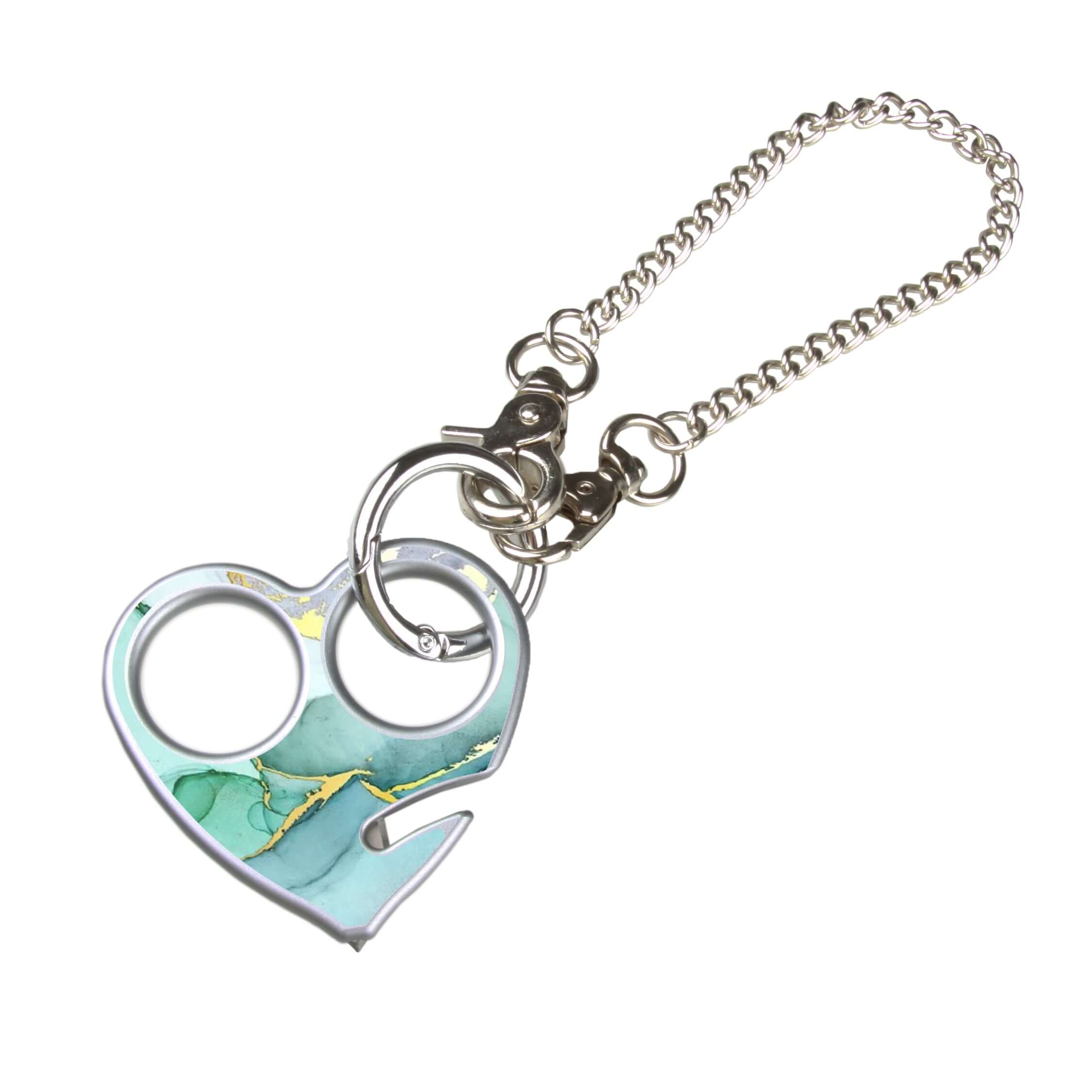 Stinger Sweetheart Self-Defense Keychain, Mini EDC Emergency Tool, Glass Breaker, Seatbelt Cutter, Car Rearview Mirror Pendant Décor (SC)