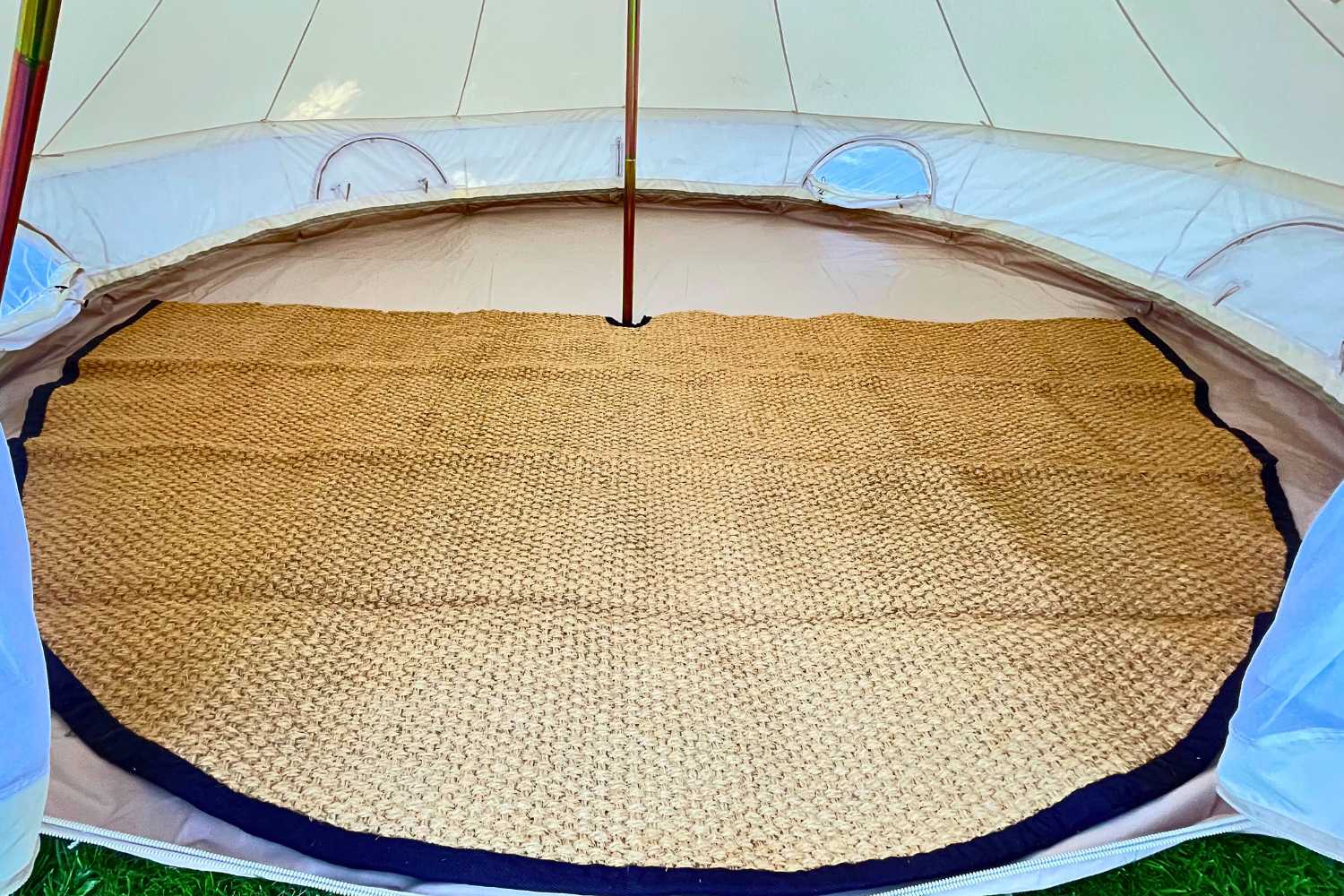 Coir Bell Tent Rug Half-Moon | 16' (5M) (SC)