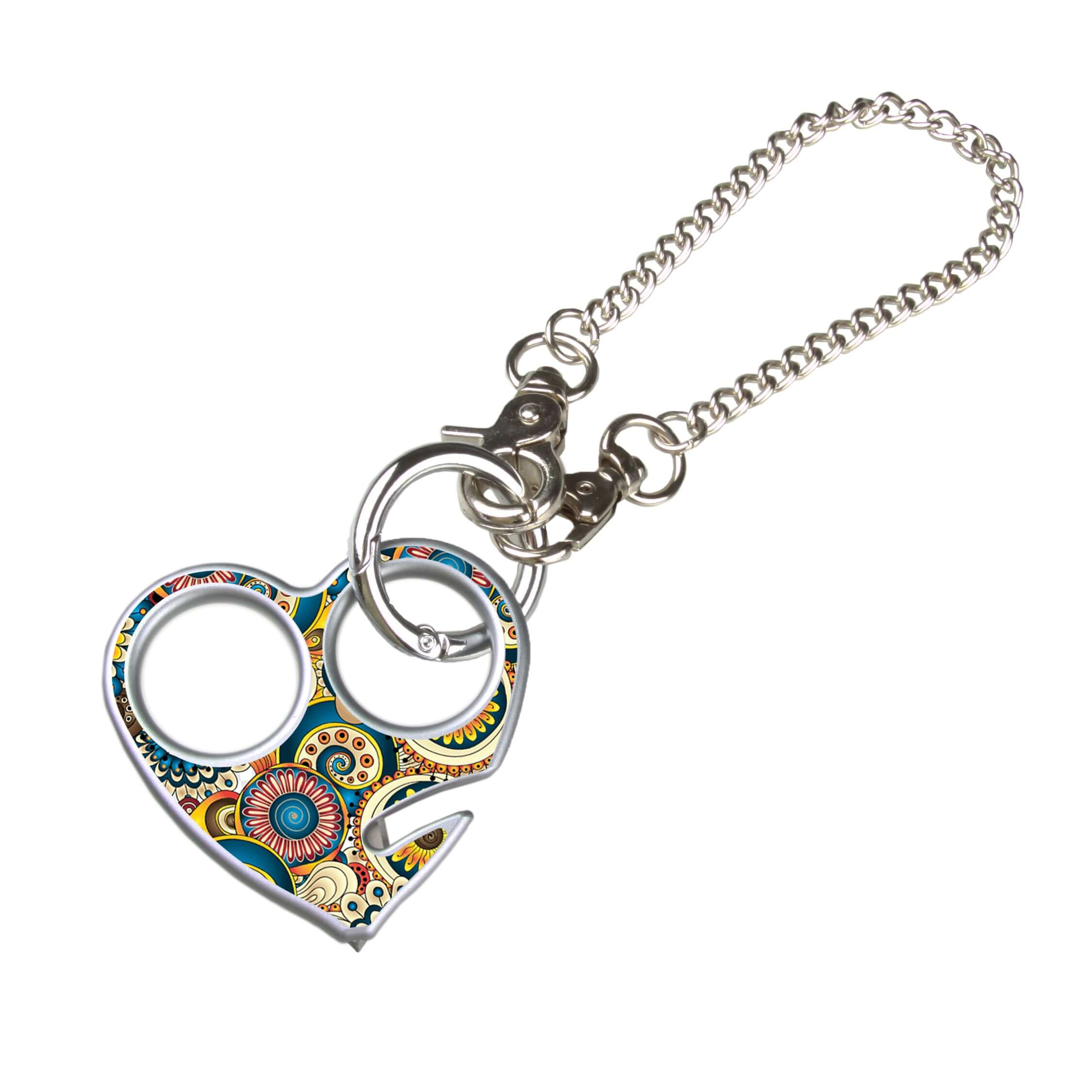 Stinger Sweetheart Self-Defense Keychain, Mini EDC Emergency Tool, Glass Breaker, Seatbelt Cutter, Car Rearview Mirror Pendant Décor (SC)