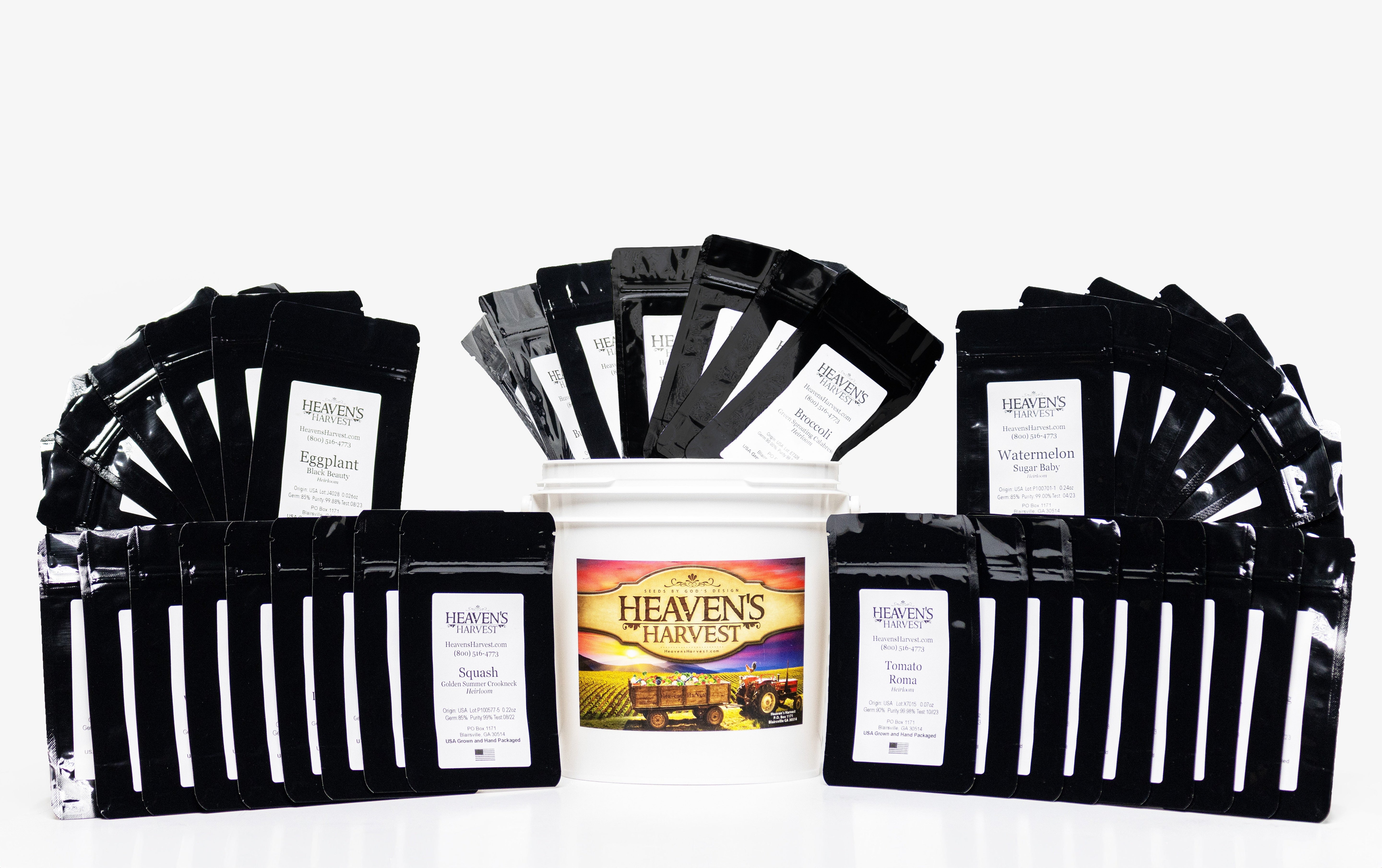 Heirloom Max Seed Kit - 39 Varieties | Premium Survival Seeds