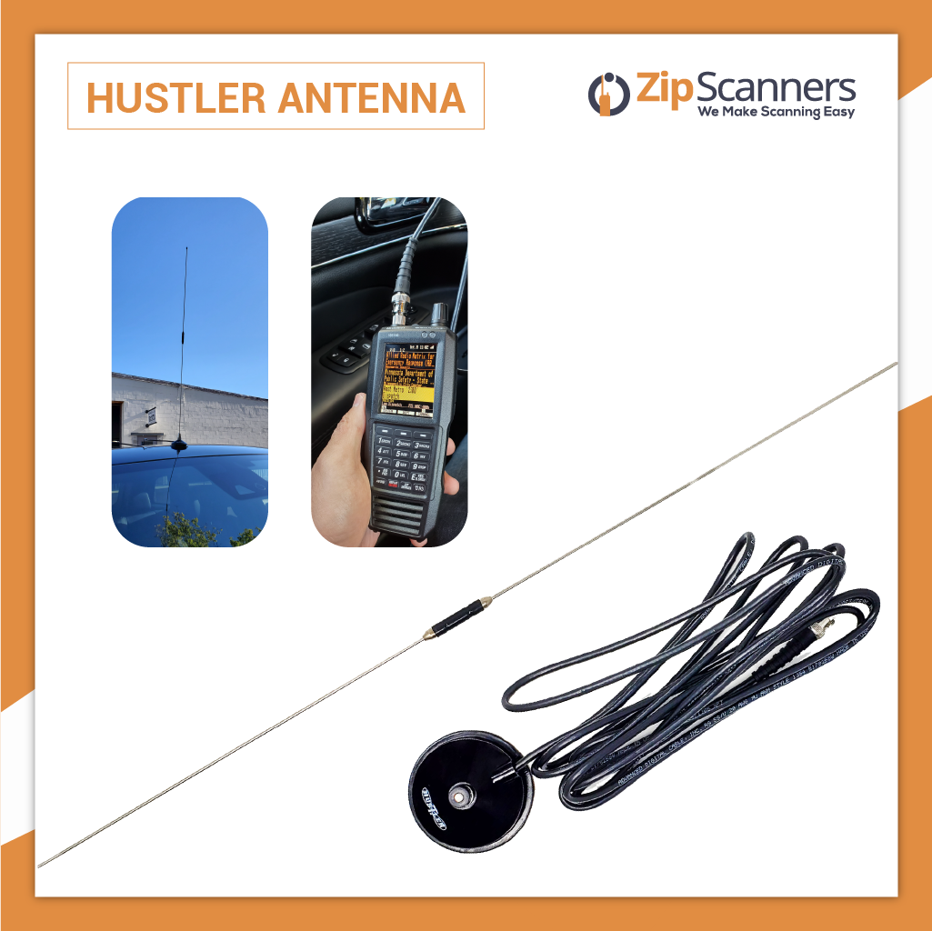 Hustler Vehicle Magnet Mount Antenna (SC)