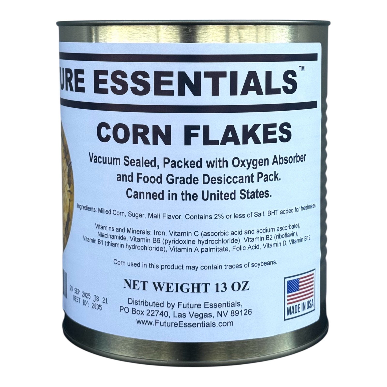 Future Essentials Corn Flakes Cereal, #10 Can