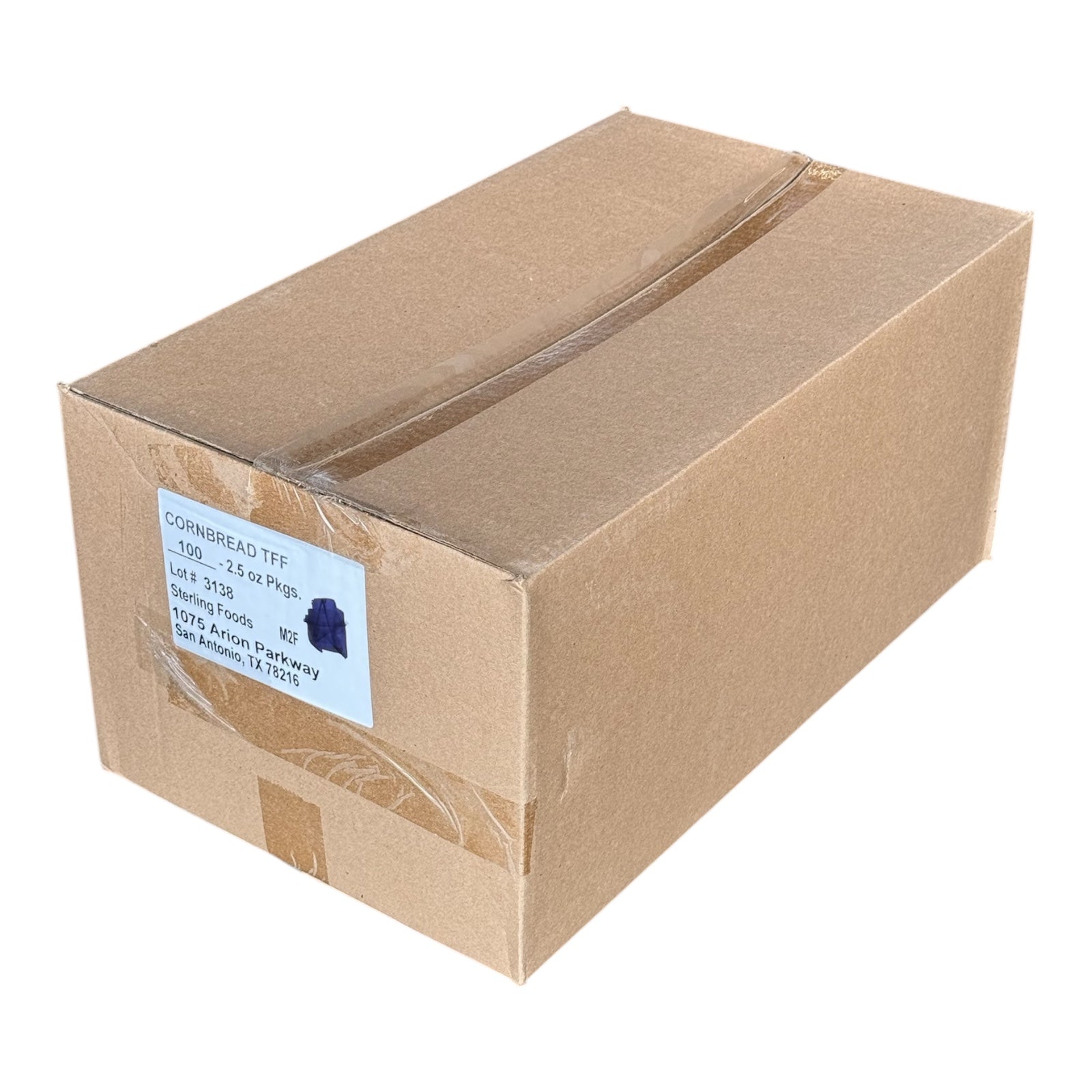 BULK MRE Bread - 100 packs of Cornbread (Trans Fat Free) (SC)