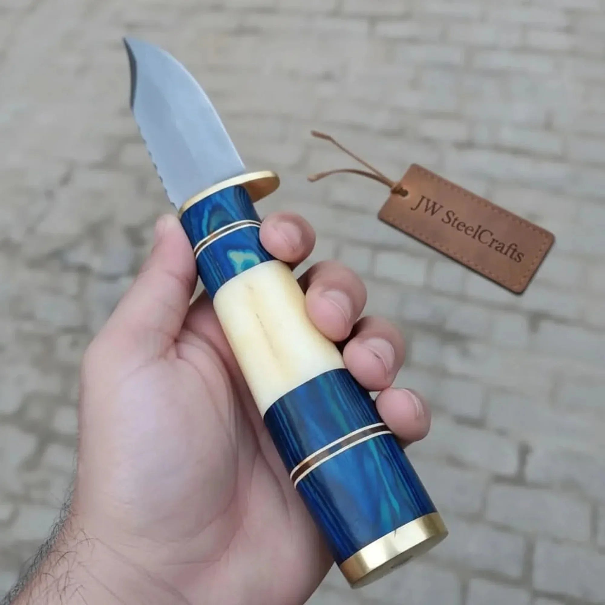 Hunting Knife with High Carbon Steel Blade | JW SteelCrafts