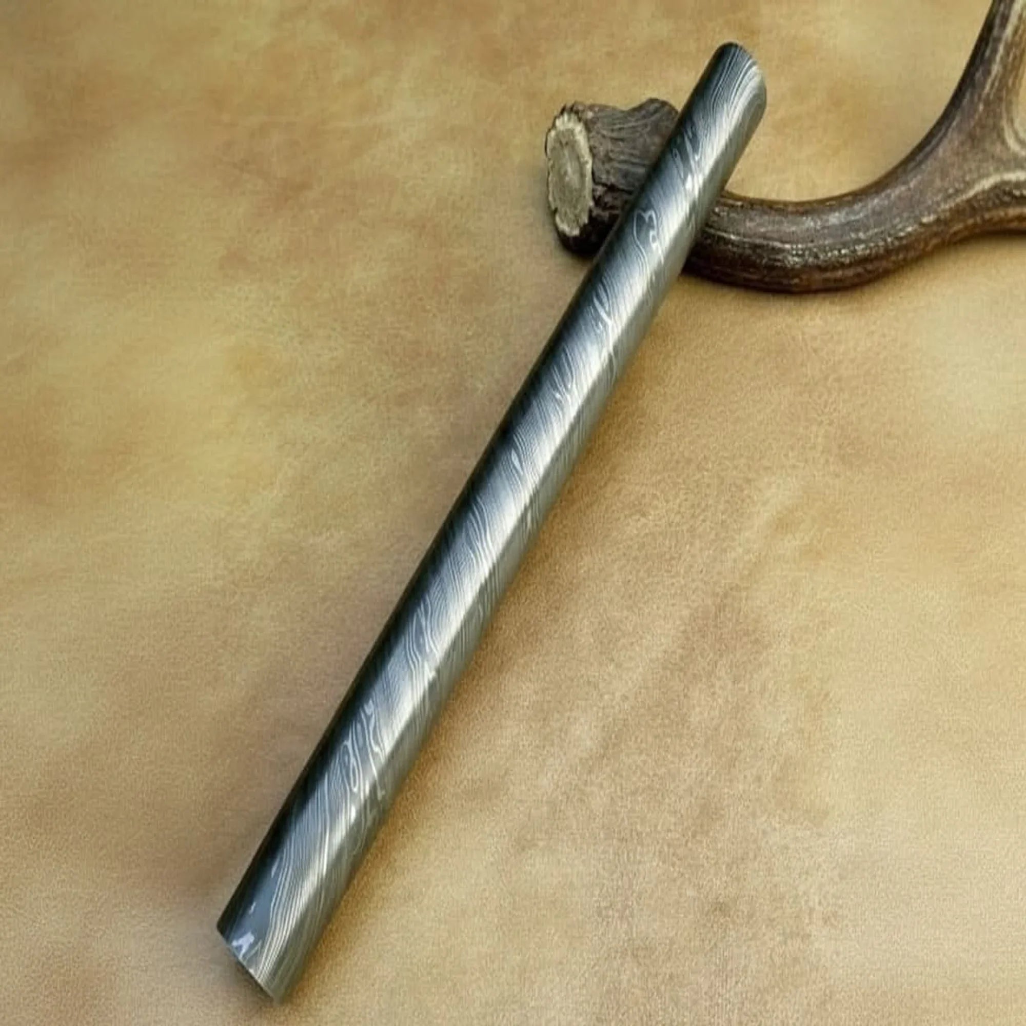 Custom Hand Made Damascus Sword Blank Blade DE-0065