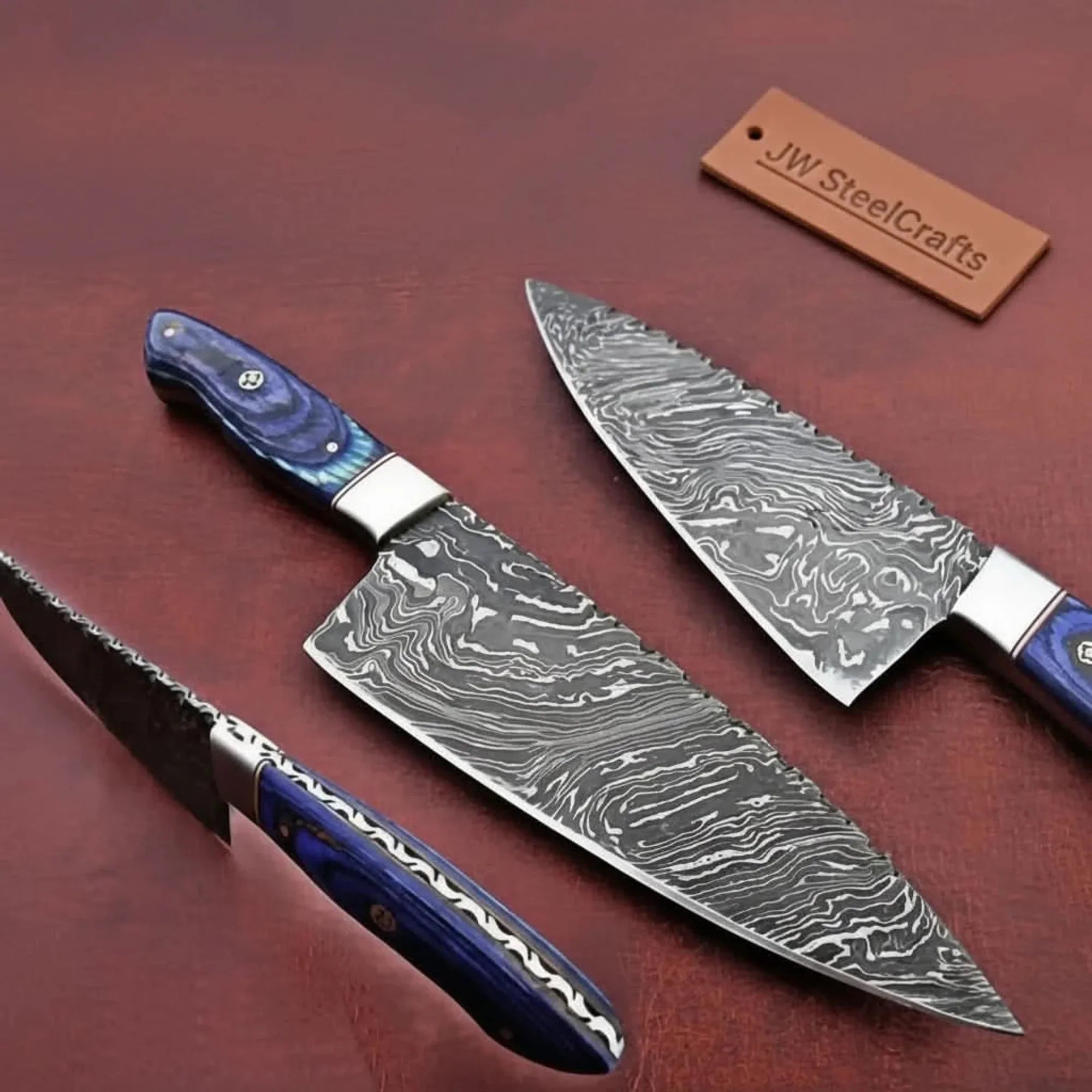 Custom Handmade Damascus Steel Chef Knife/ Kitchen Knife/Perfect Gift DK-0263