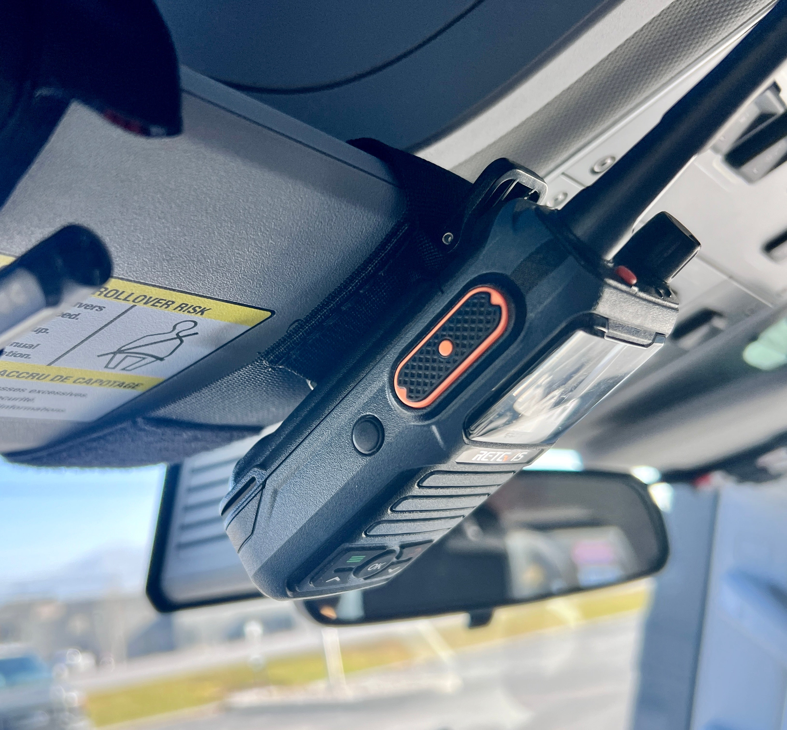 Sun Visor Radio Pouch OPEN STYLE (SC)