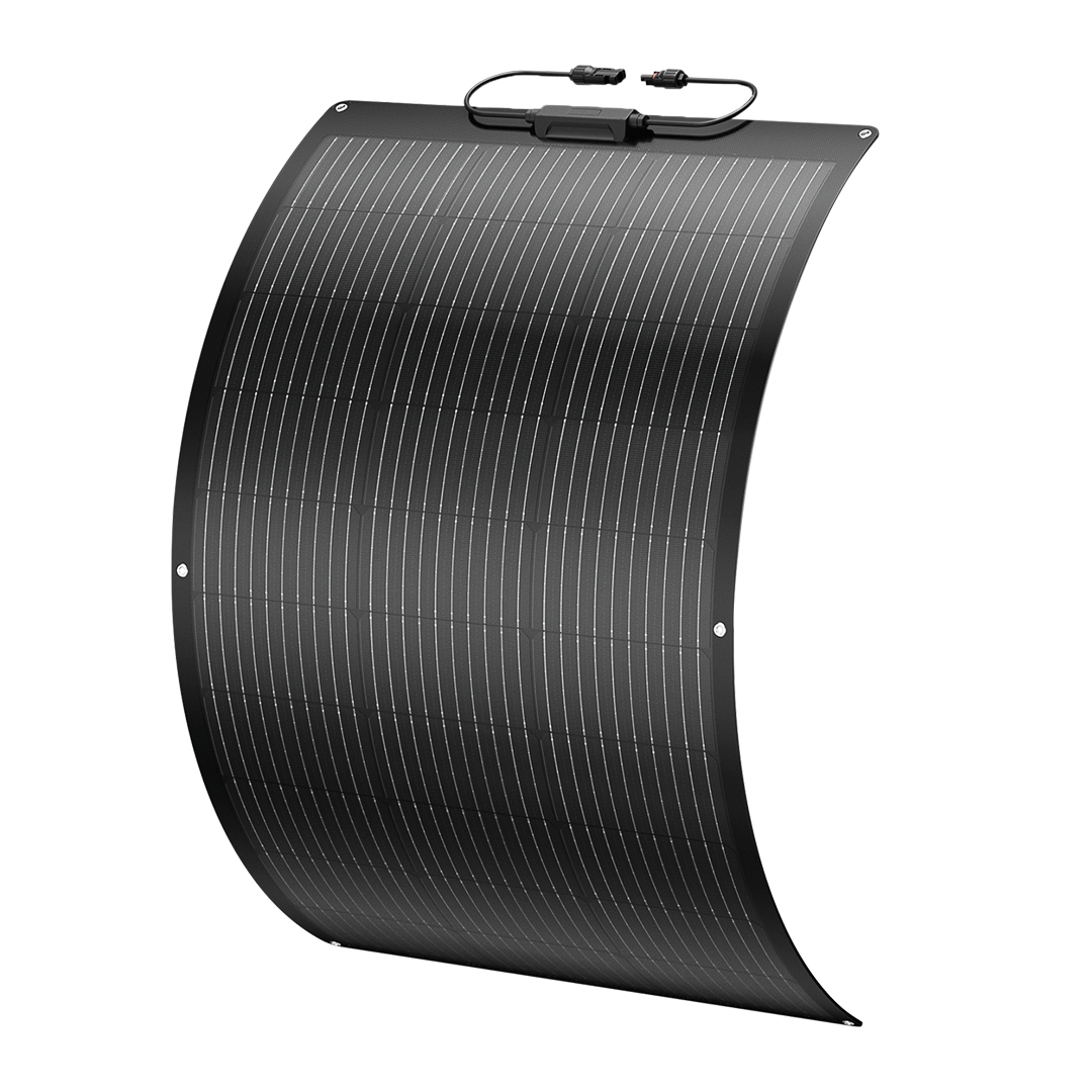 BougeRV Arch 100 Watt Fiberglass Flexible Curved Solar Panel (SC)