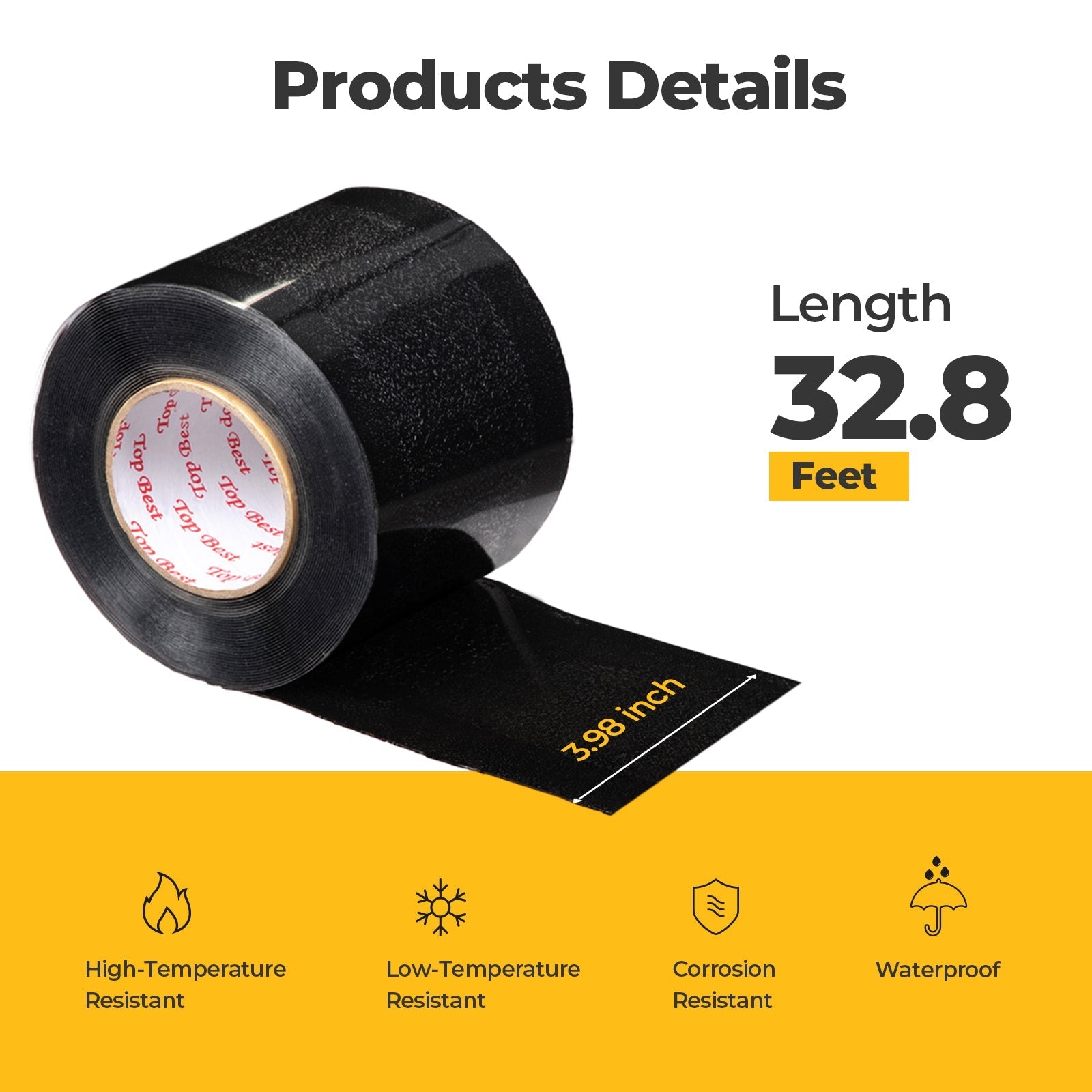 BougeRV Flexible Solar Panel Waterproof Butyl Rubber Tape (SC)