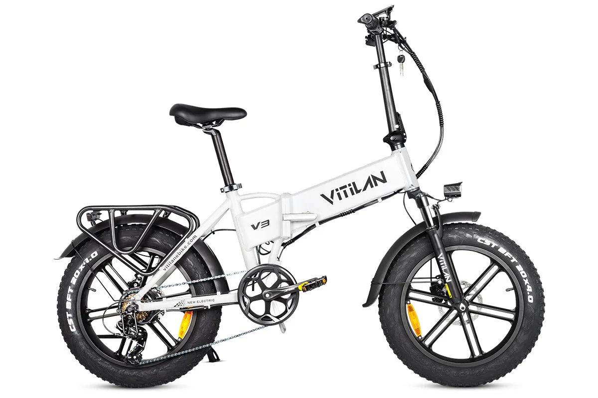 Vitilan V3 2.0 Folding Fat Tires Adult All Terrain Electric Bike (SC)