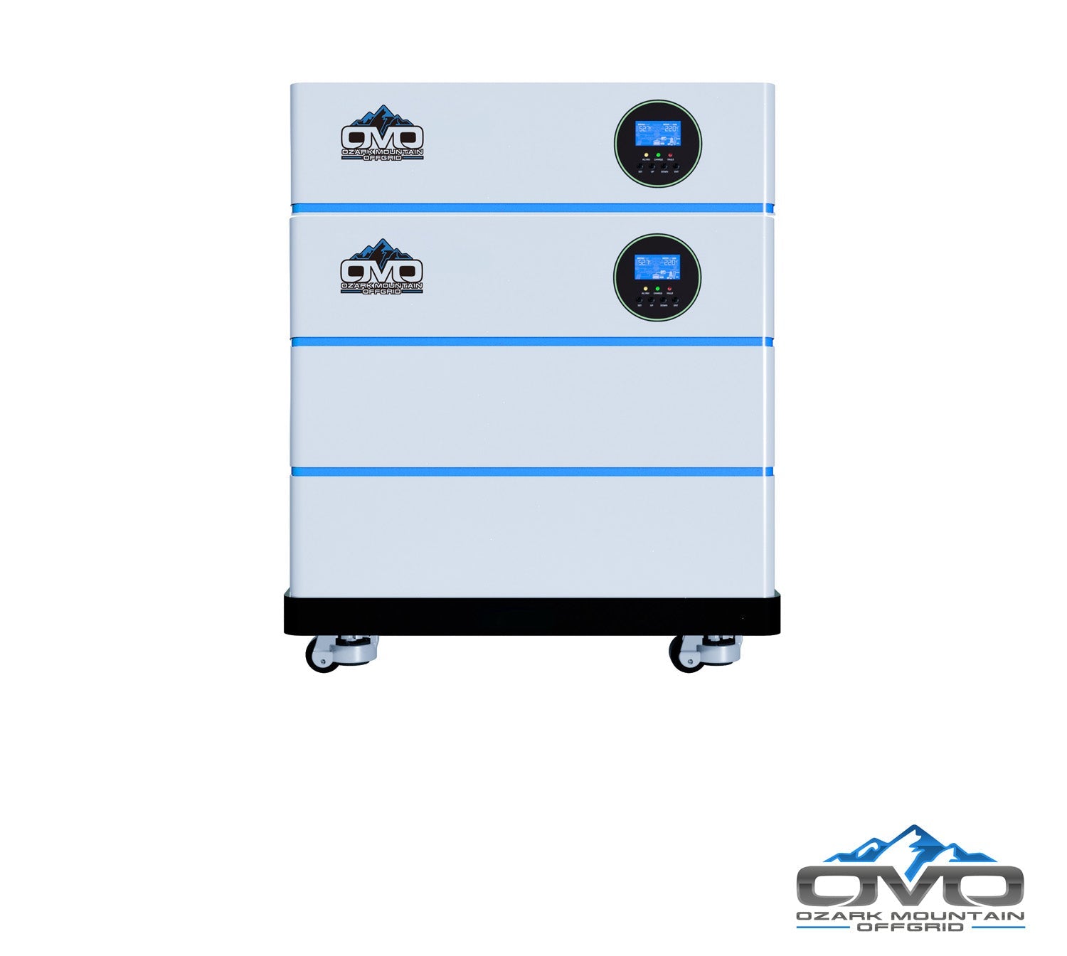 OMO All-In-One Customizable Stacking Inverter/Battery System 120/240 11000W Total Inverter Output + 10.24KW Lithium Battery (SC)