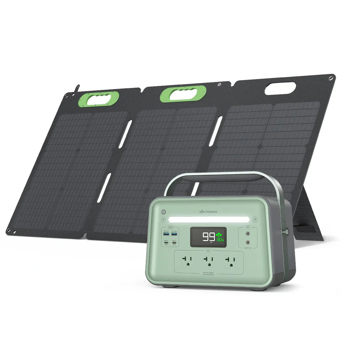 Yoshino B660 Power Station with SP100 Solar Panel (SC)