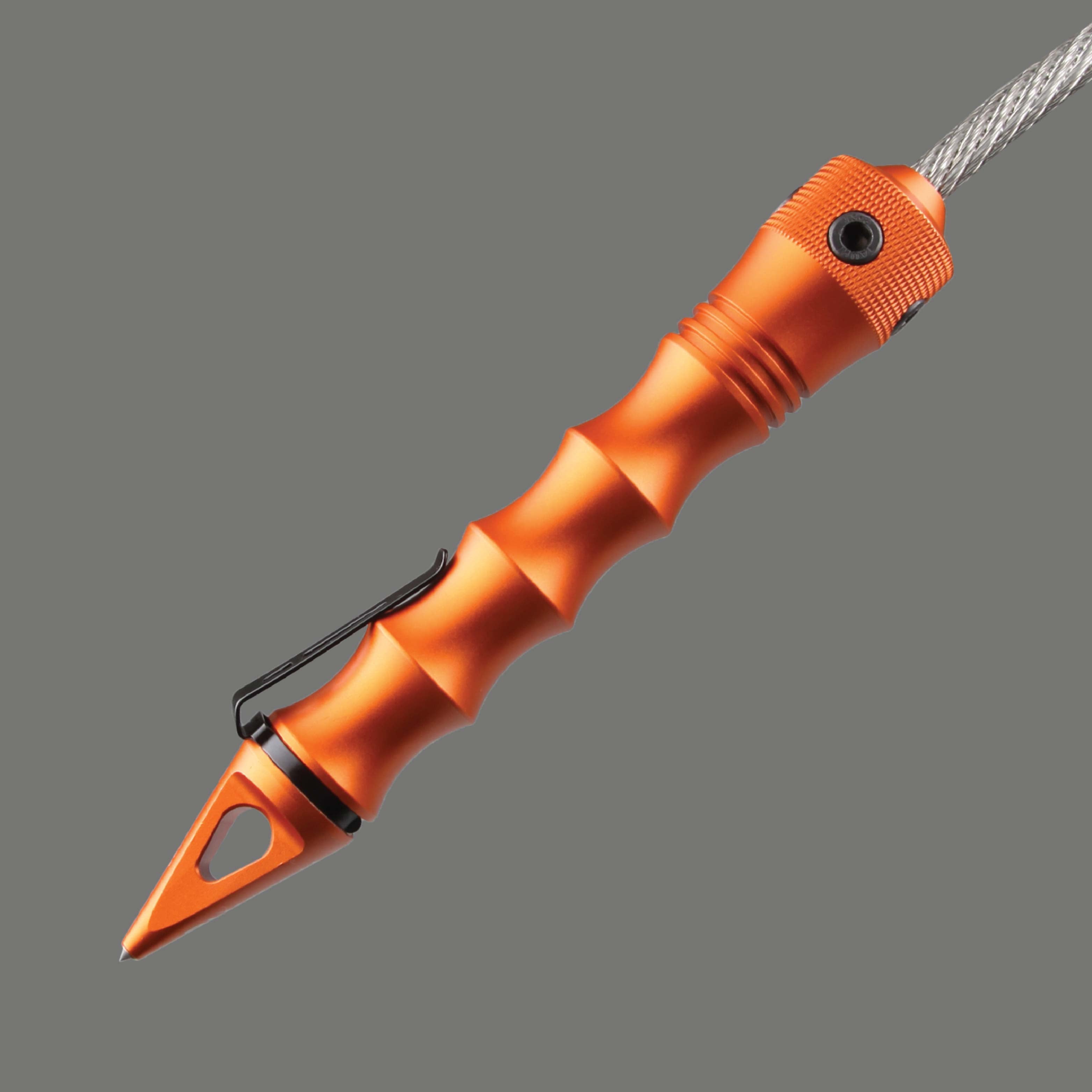 Stinger Whip Car Emergency Tool with Window Breaker (Orange) (SC)