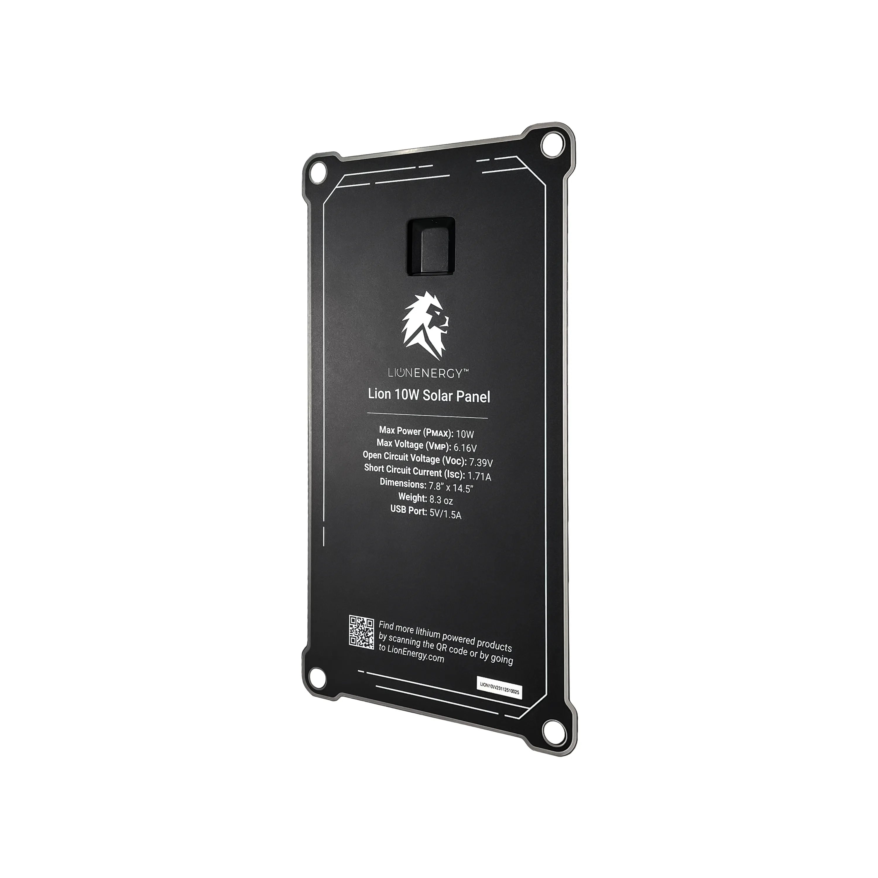 Lion Energy 10W 6V Solar Panel (USB-A) (SC)