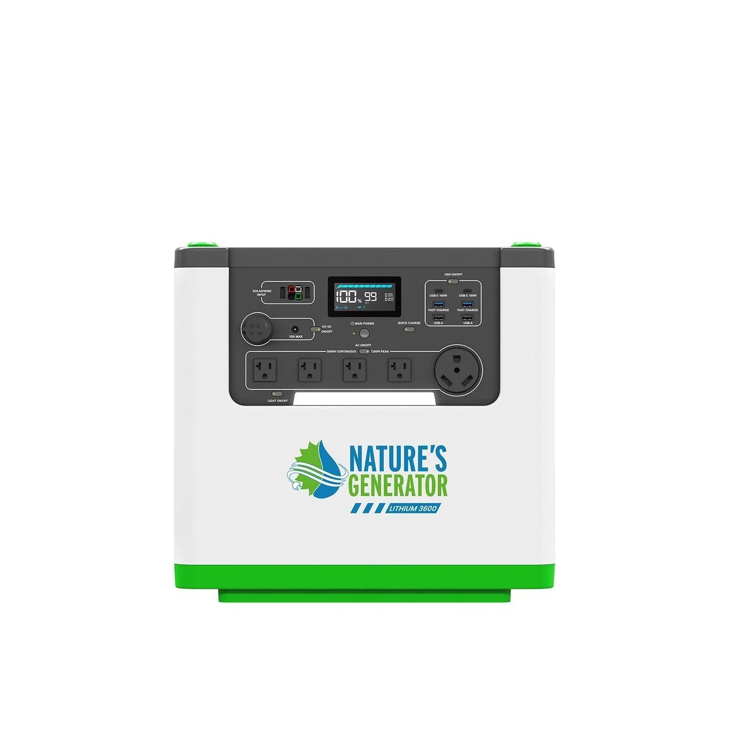 Nature's Generator Lithium 3600 Power Station (SC)