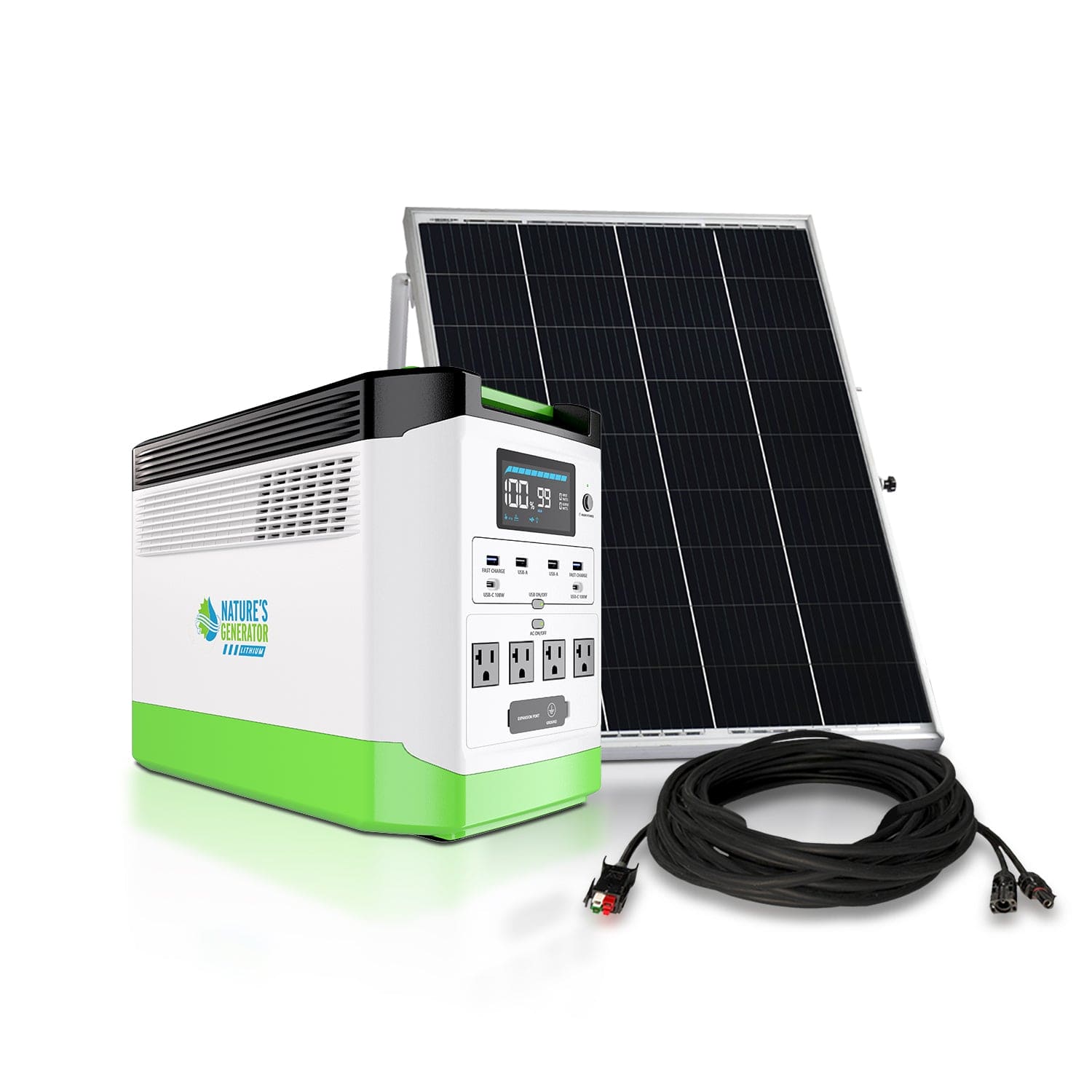 Nature's Generator Lithium 1800 Solar Generator (SC)
