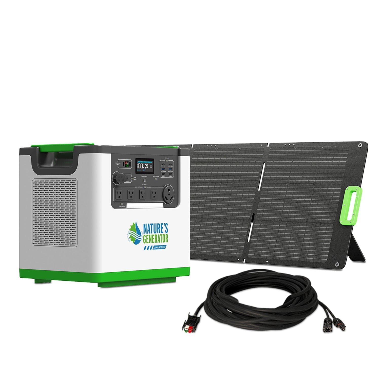 Nature's Generator Lithium 3600 Solar Generator (SC)