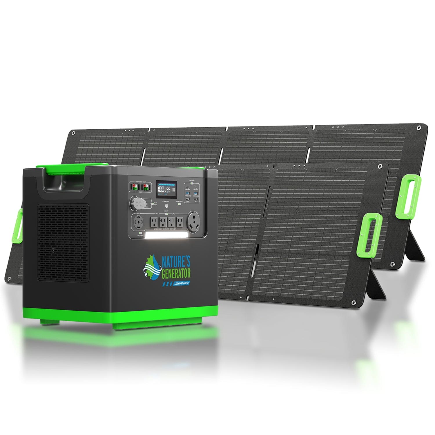 Nature's Generator Lithium 6000 with Solar Panel (SC)