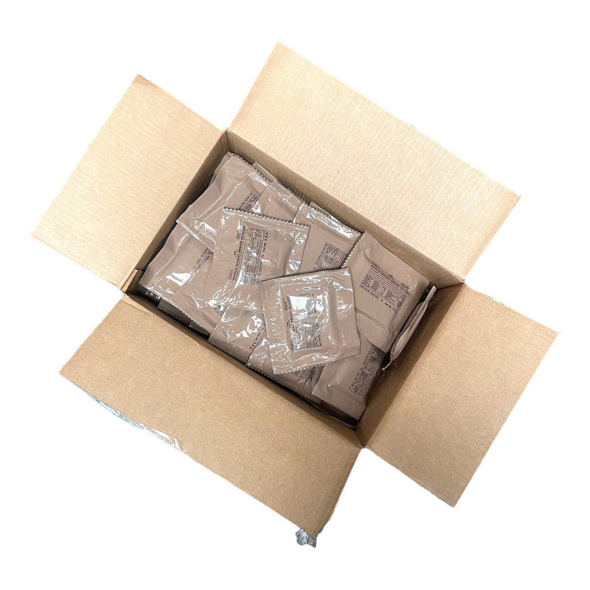 BULK MRE Bread - 100 of Whole Wheat Bread by Bridgford (SC)