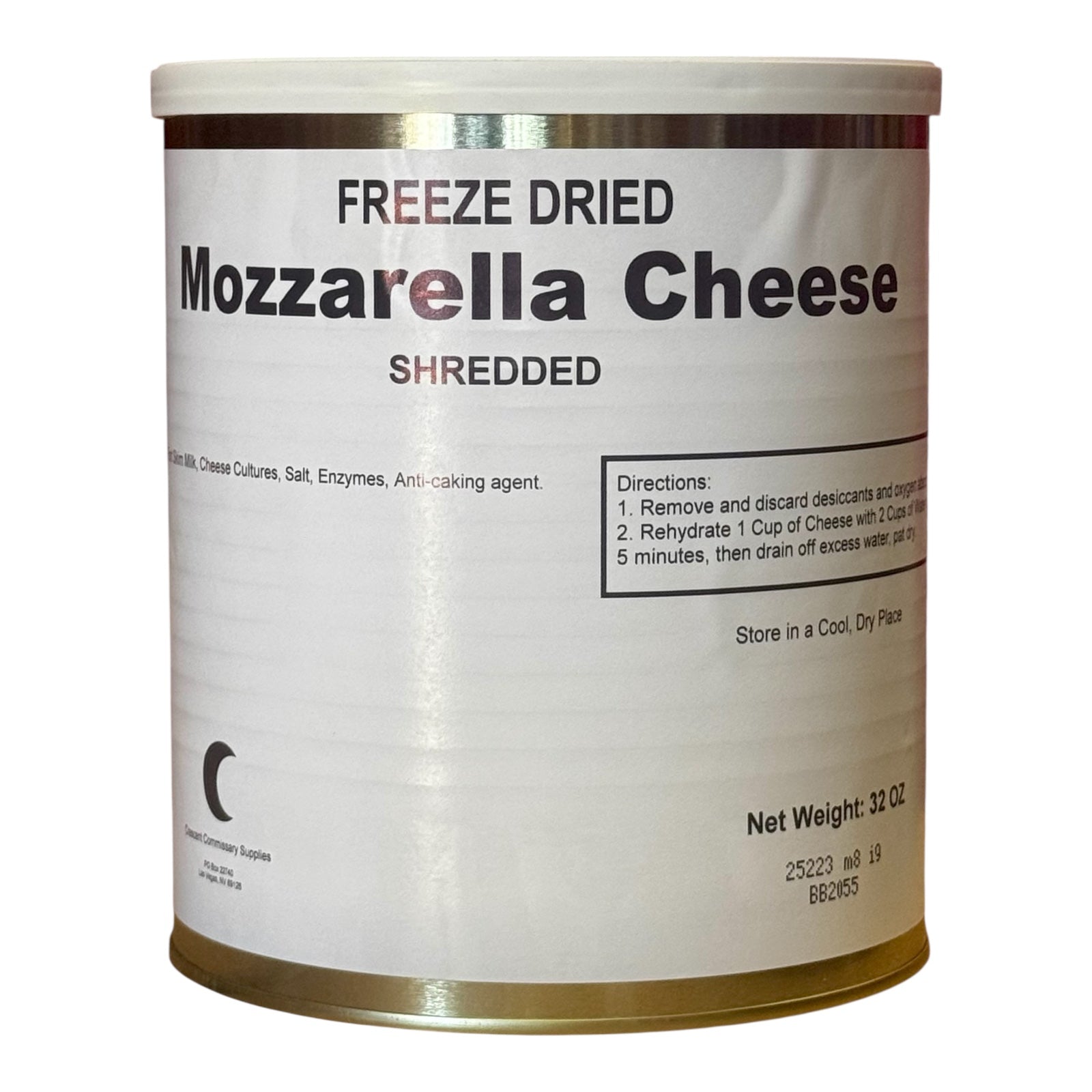 Military Surplus Freeze Dried Mozzarella Cheese