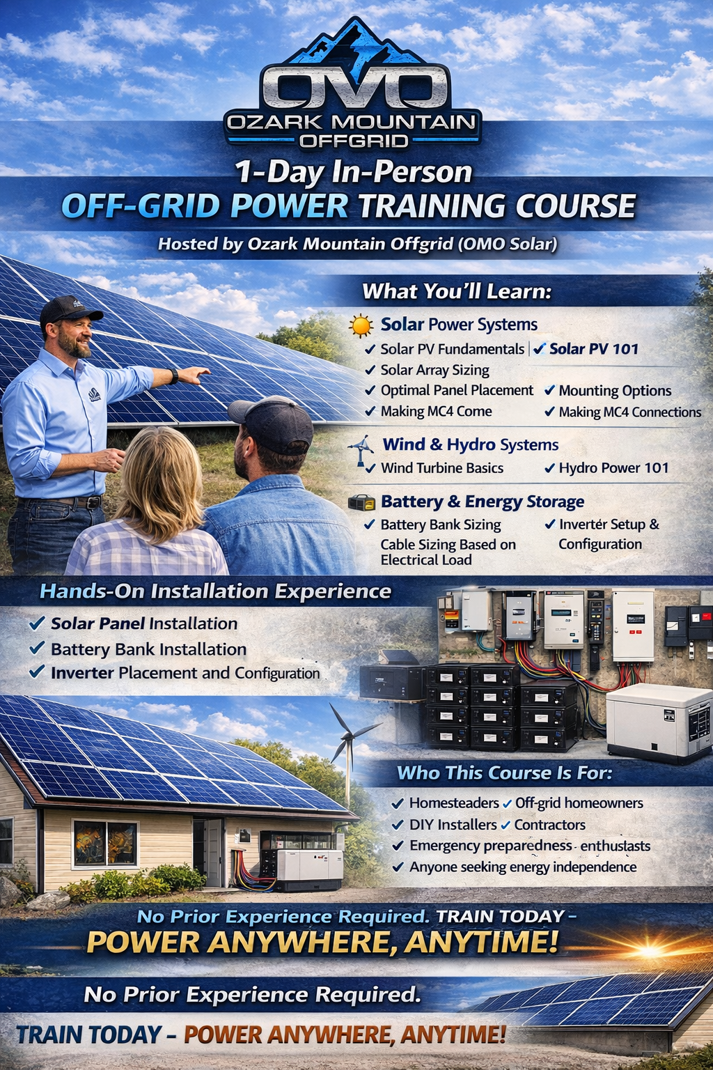DIY Offgrid Solar Training Course