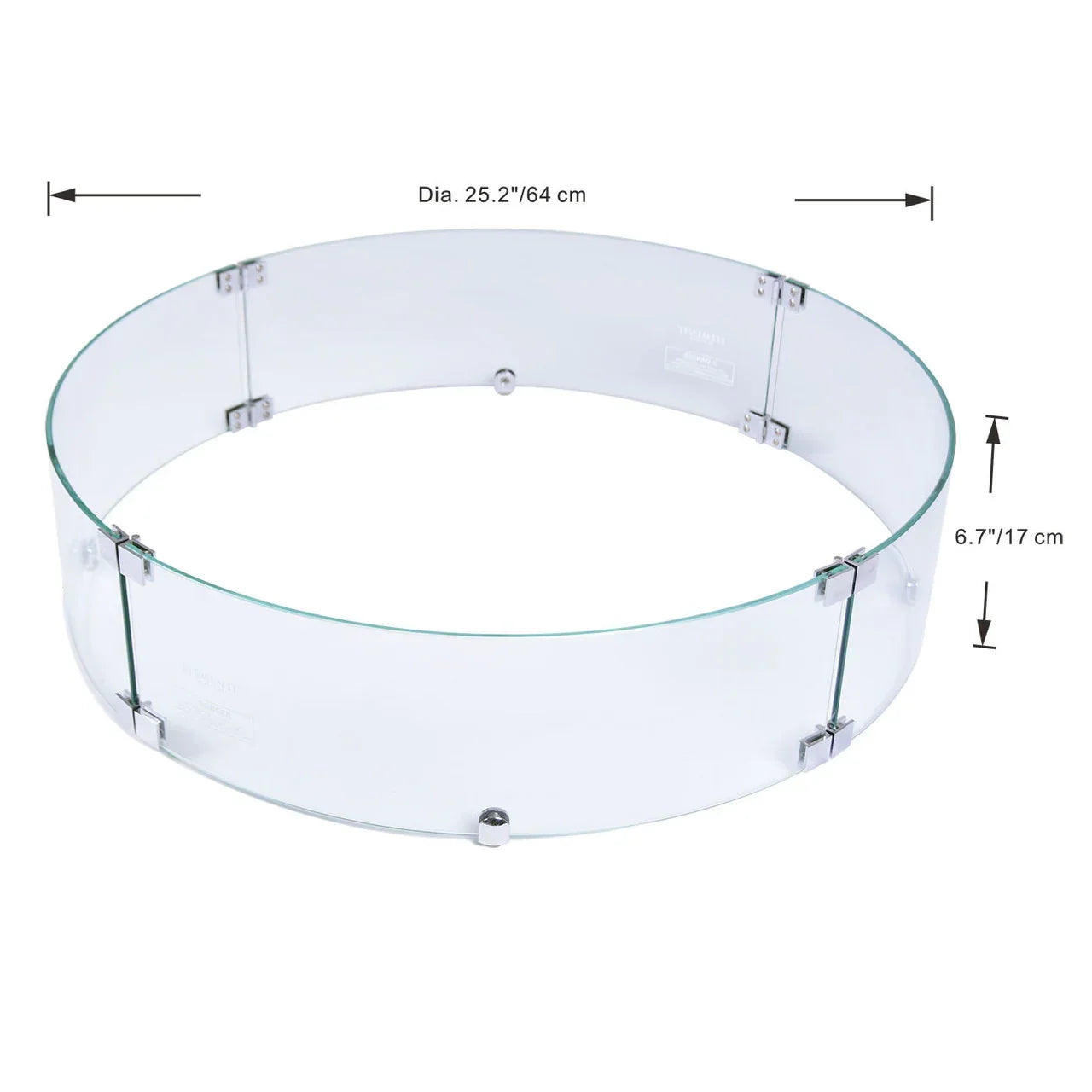 Elementi Plus Round Fire Pit Windscreen ONC05-022