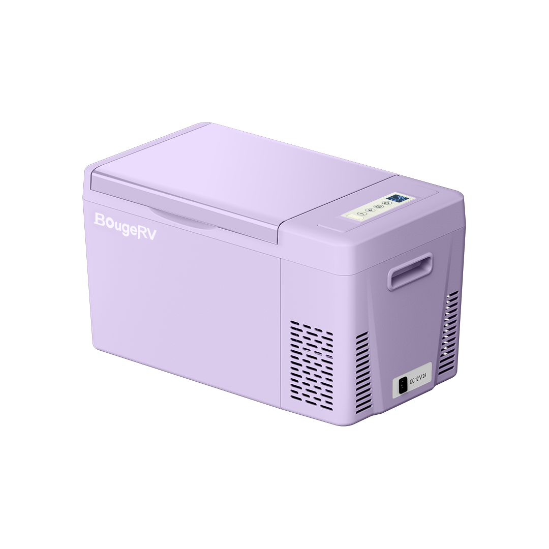 BougeRV 12V 23 Quart Colorful Purple Portable Fridge (SC)