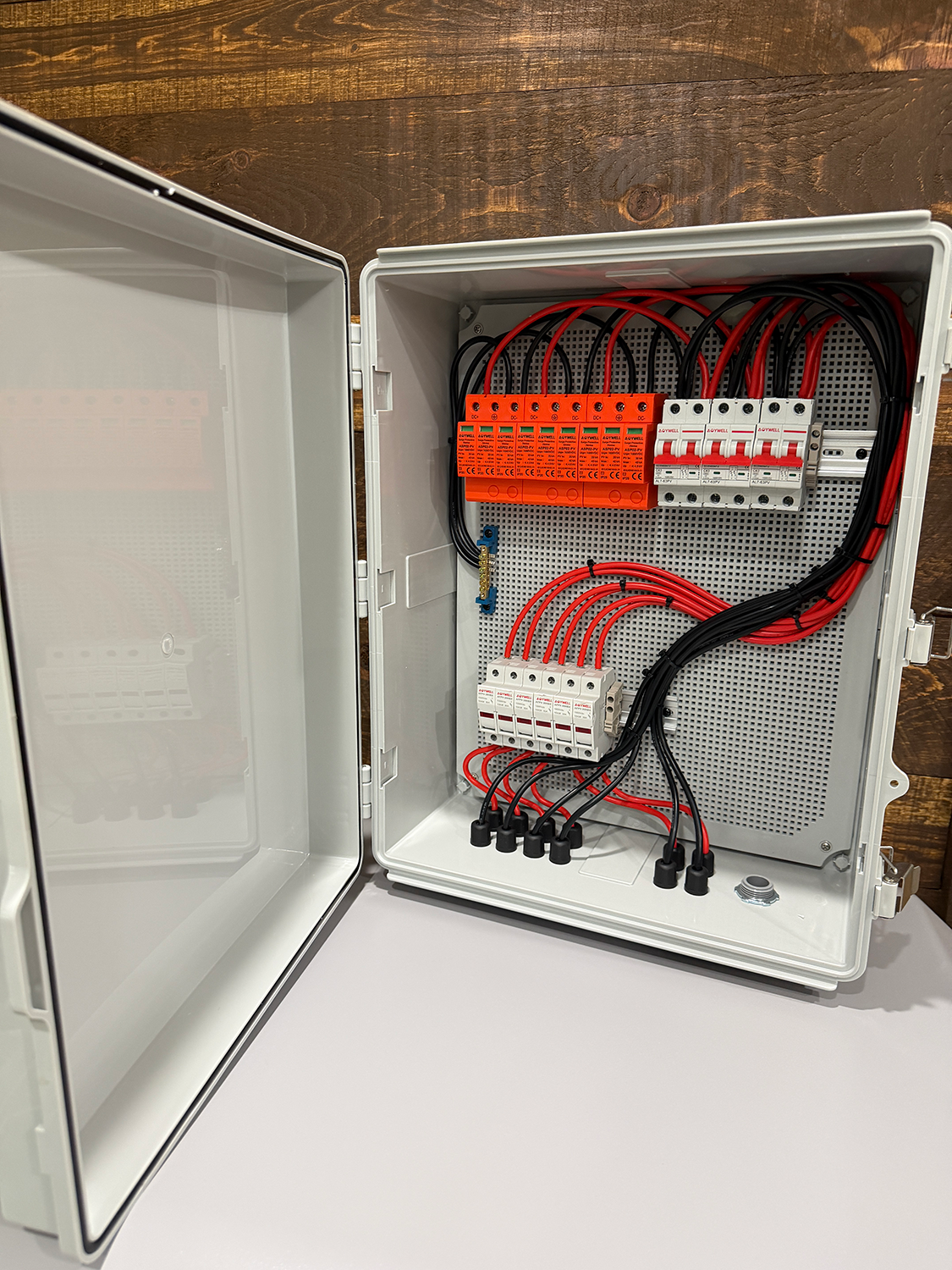 Solar Combiner Box - 6 String Input - 3 Circuits Output - Built for Sol-Ark 15K / 18K Installations