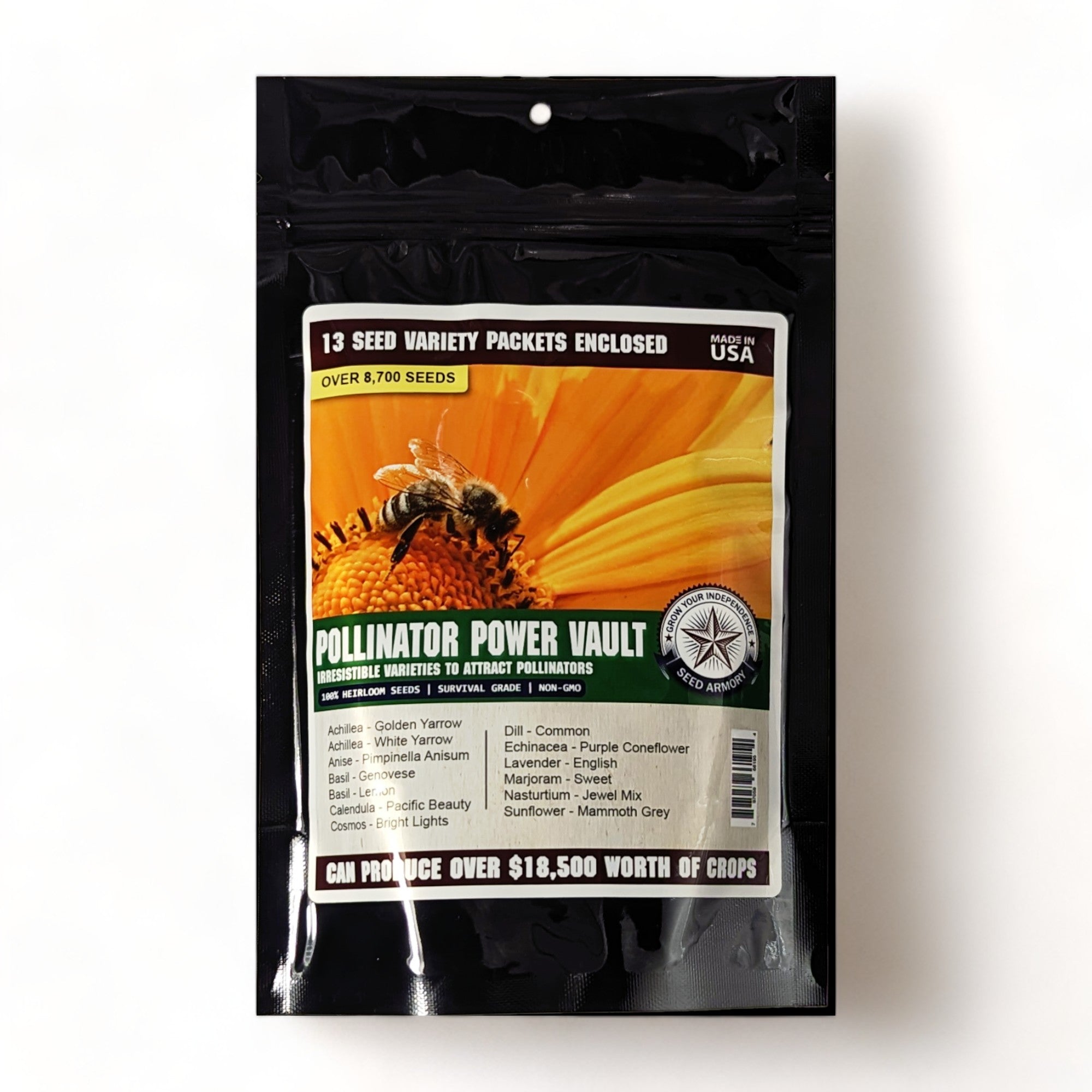 Pollinator Power Vault Heirloom Seeds (SC)