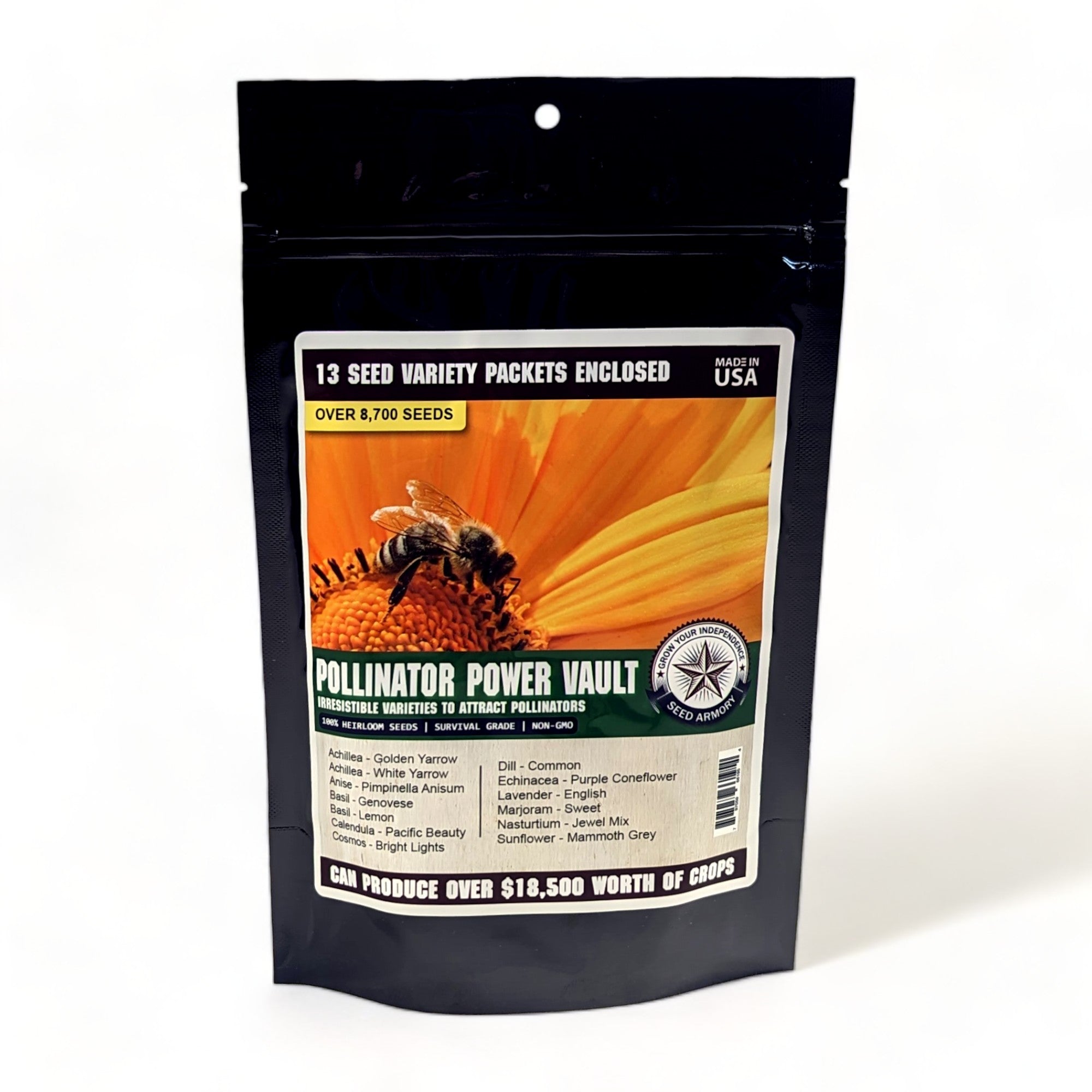 Pollinator Power Vault Heirloom Seeds (SC)