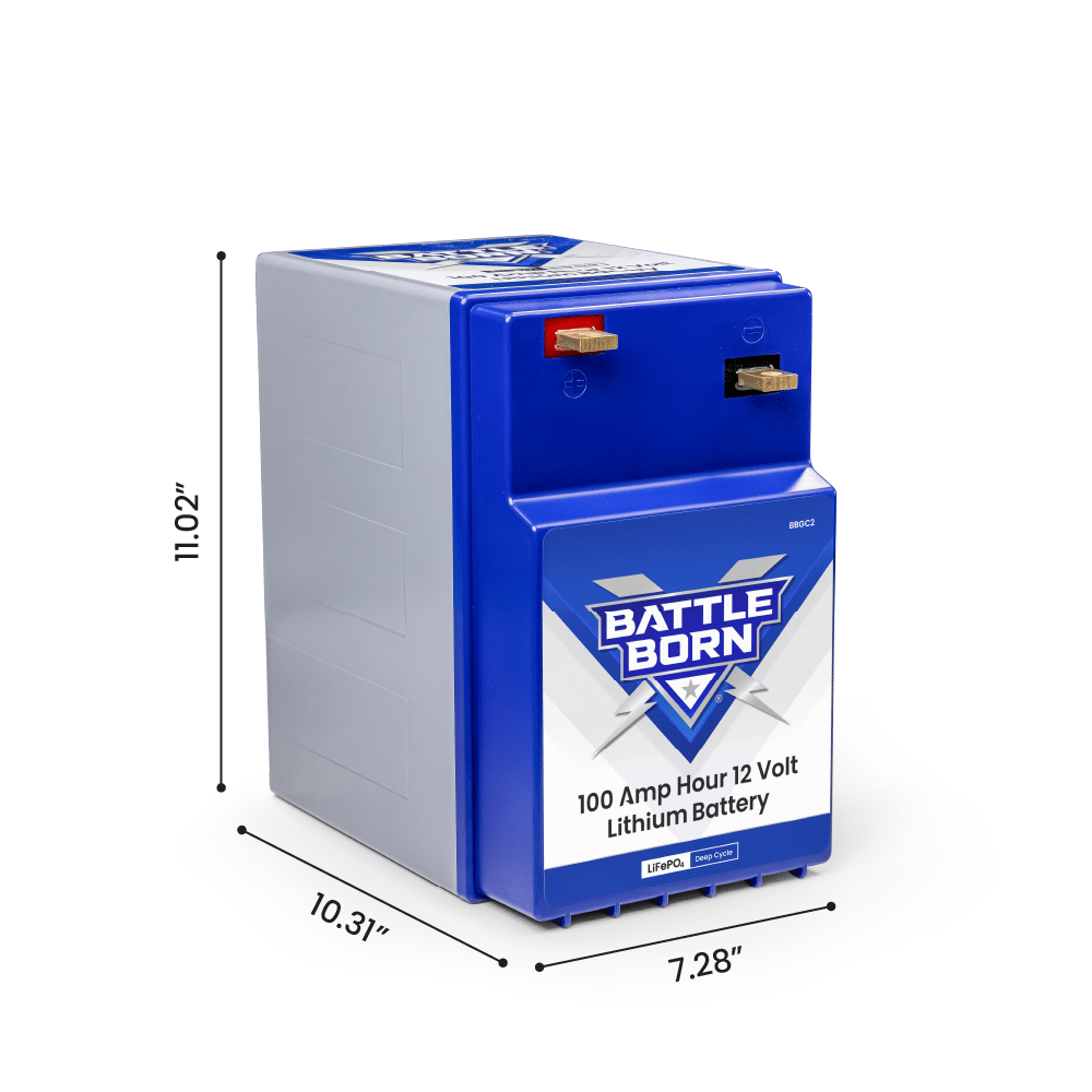 Battle Born 100Ah 12V GC2 LiFePO4 Deep Cycle Battery (SC)