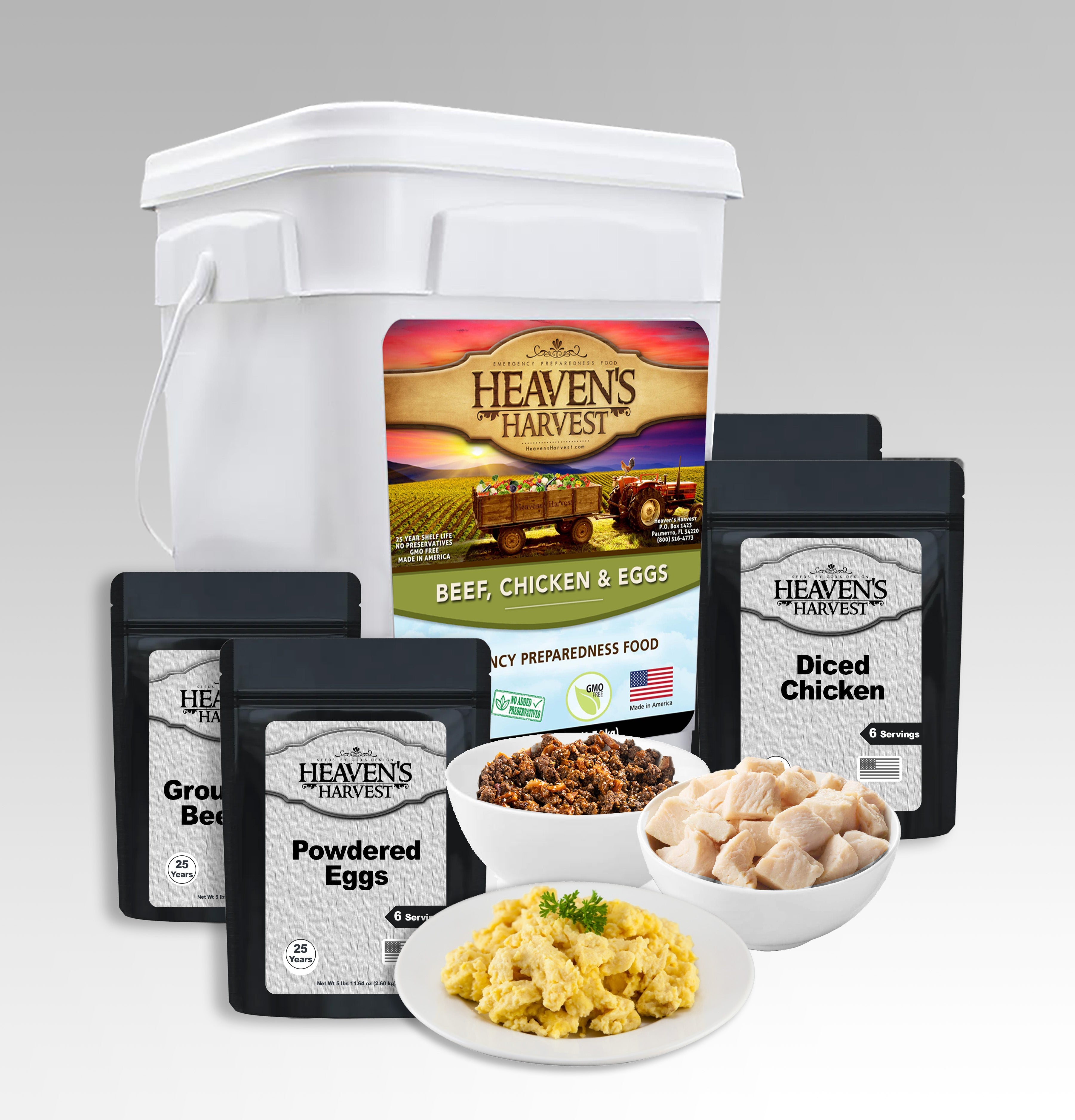 Protein Booster Bucket - 1 Person 1 Month - 132 Serving - Emergency Survival Food Kit (SC)