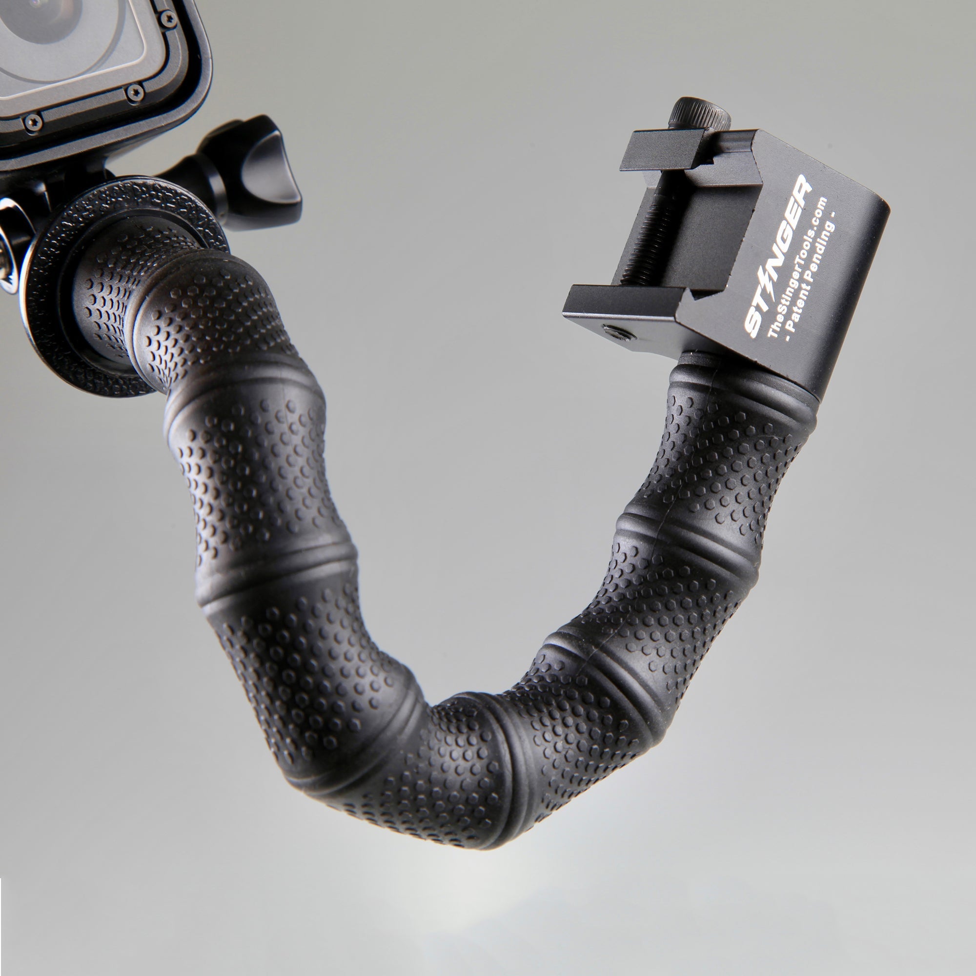 Stinger Python Action Camera Flexible Arm and Rail Mount For Picatinny and Weaver Rail System (SC)