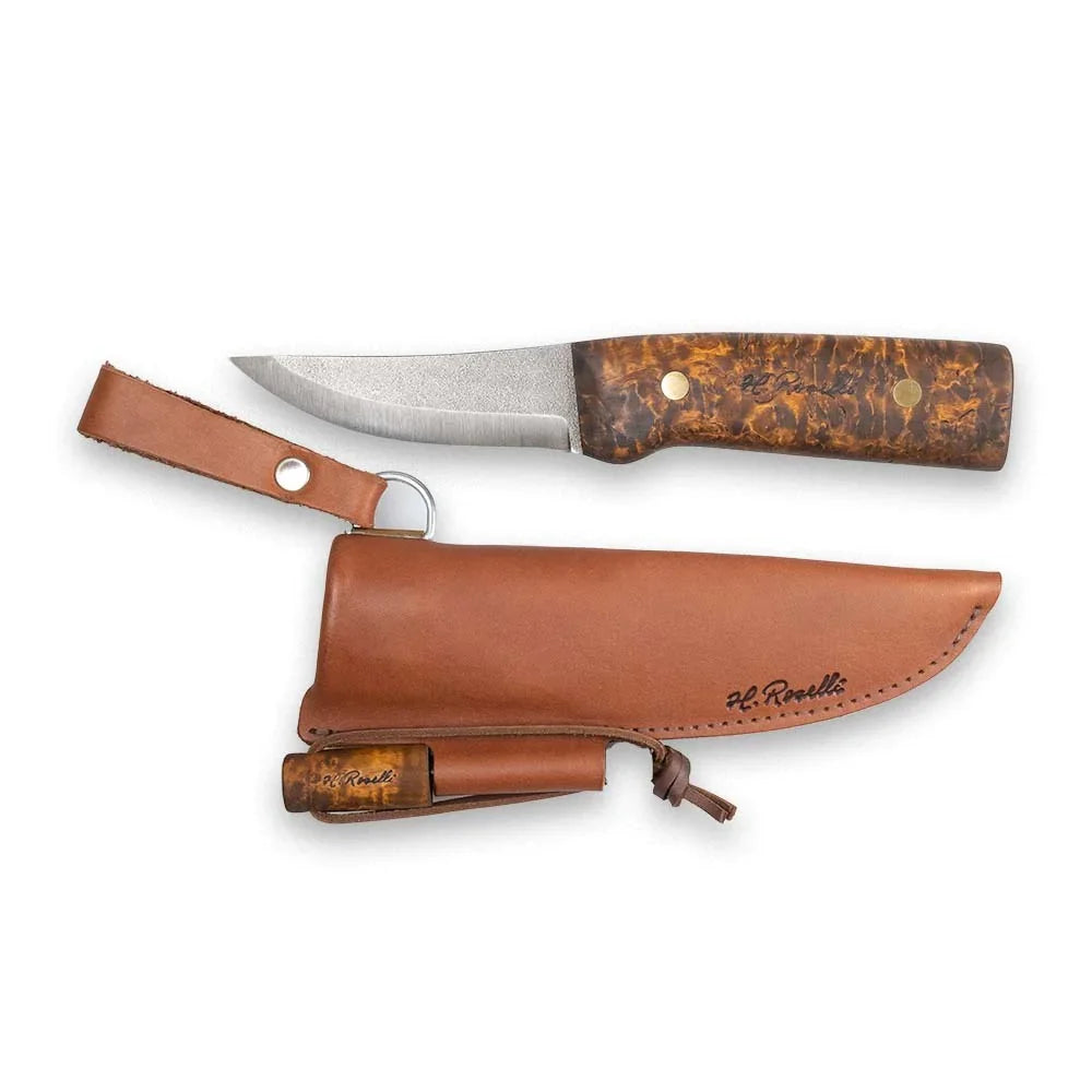 Roselli Hunter Full Tang R100FD Dark Stained Handle with FireSteel (SC)