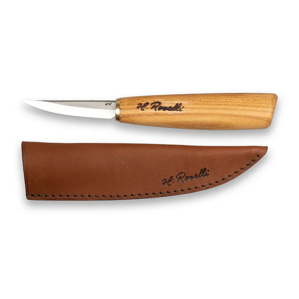 Roselli R113D The Carving Knife (Short Blade)- Red Elm (NEW 2024) (SC)