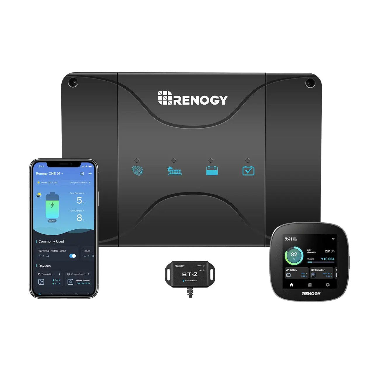 Renogy 12V 30A/50A DC-DC On-Board Battery Charger with MPPT with Renogy ONE Core (SC)