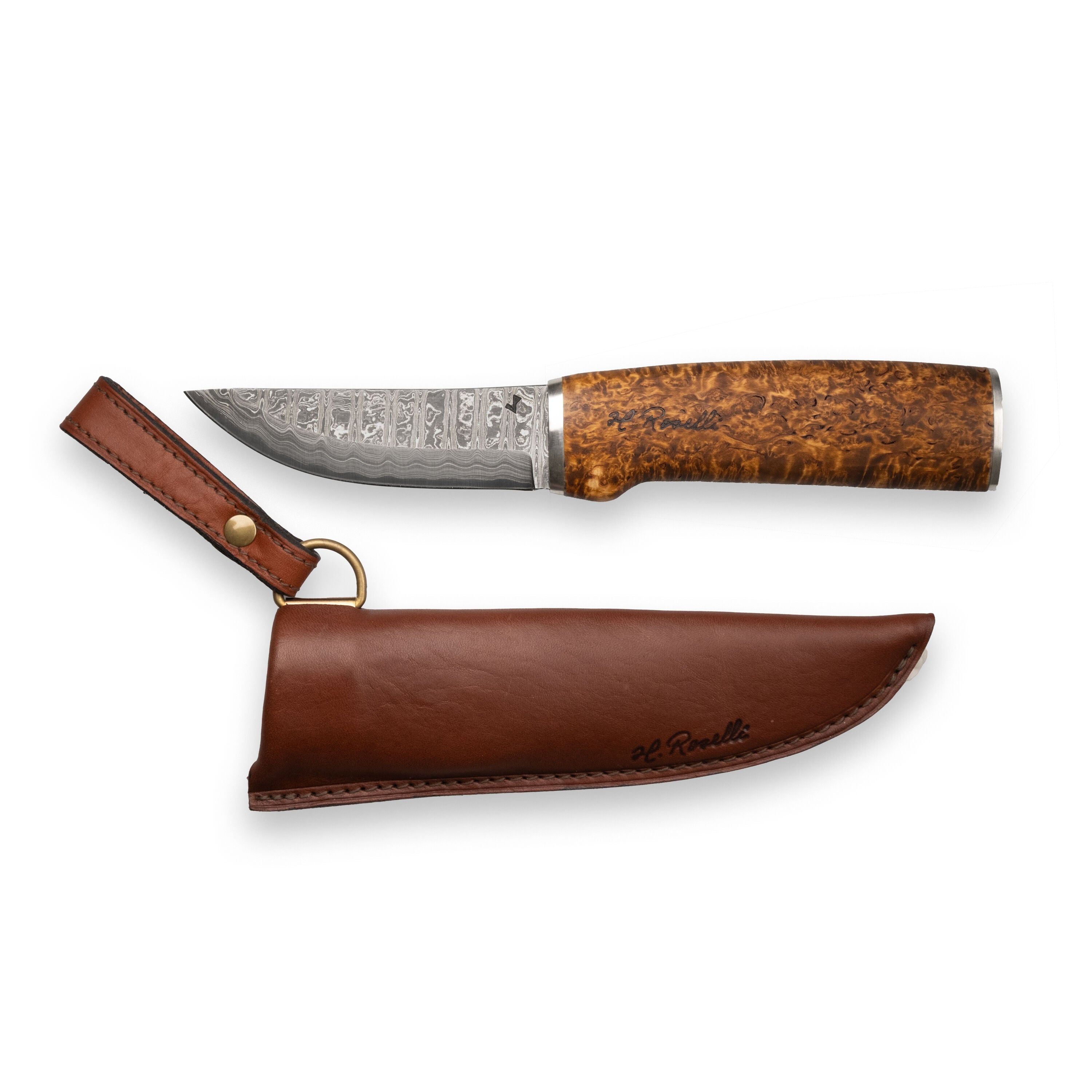 Roselli RD 300P The Hunting Knife, Damascus (SC)