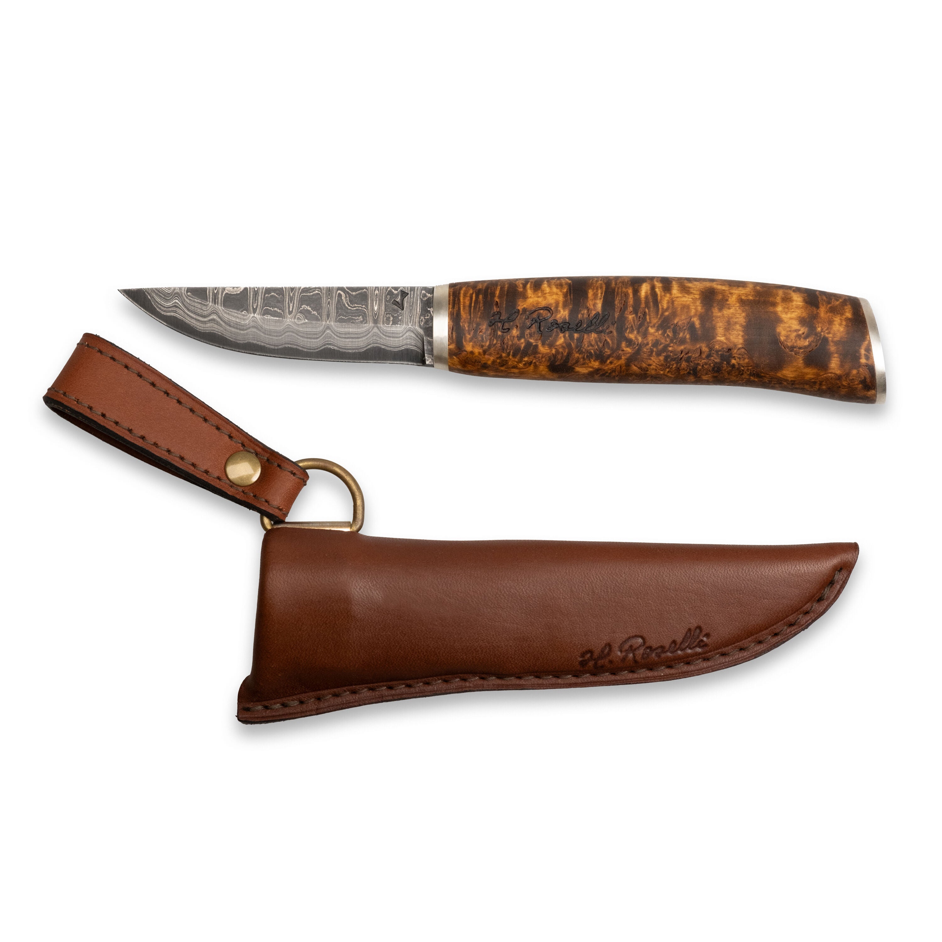 Roselli RD 310P The Carpenter Knife, Damascus (SC)