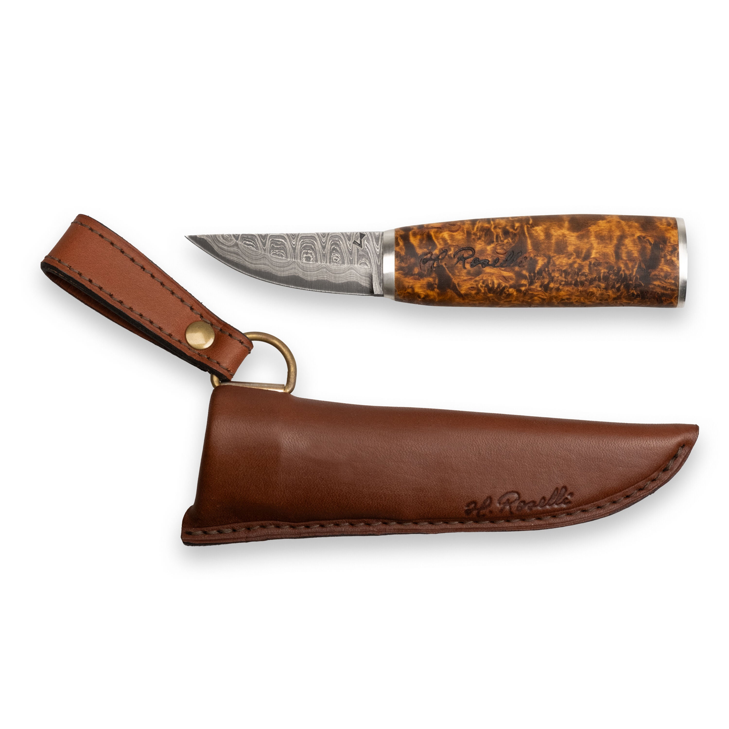 Roselli RD 330P The Grandmother Knife, Damascus (SC)