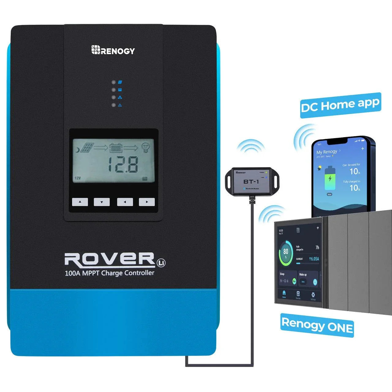 Renogy Rover 100 Amp MPPT Solar Charge Controller (SC)