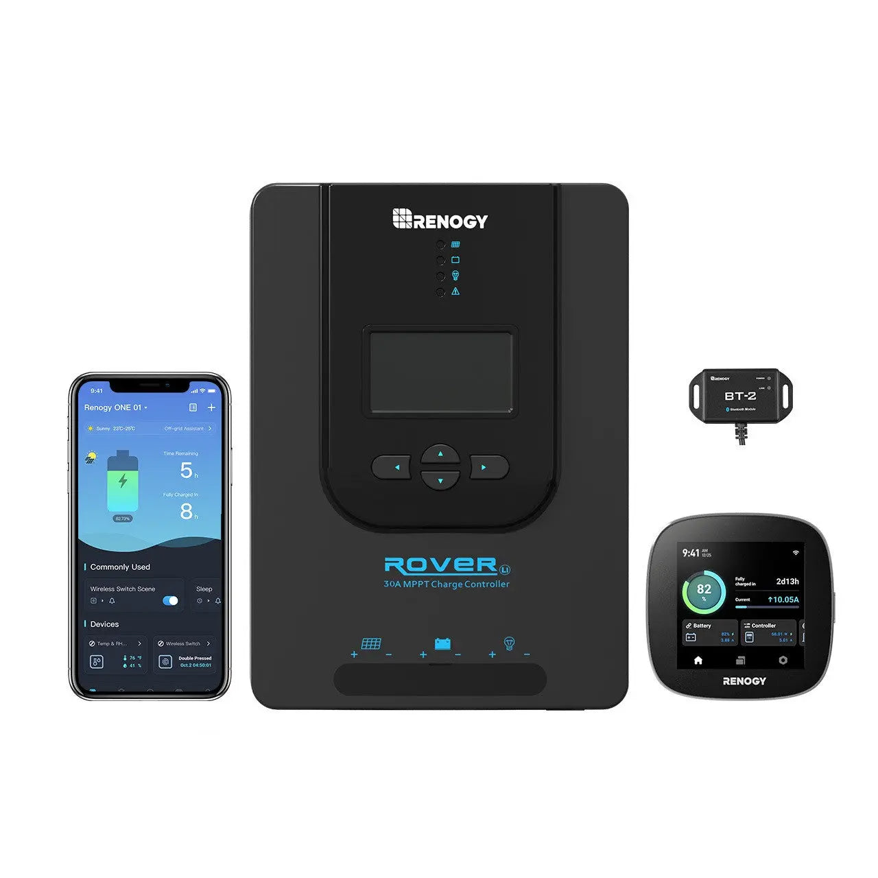 Renogy Rover Li 30 Amp MPPT Solar Charge Controller w/ Renogy ONE Core (SC)