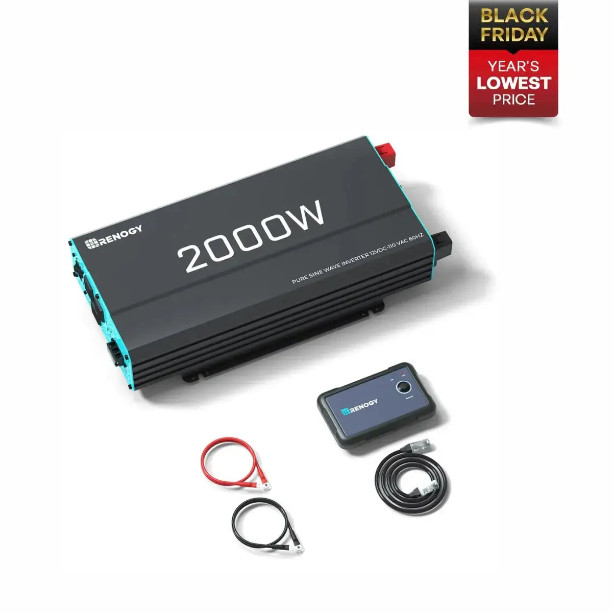 Renogy 2000W 12V Pure Sine Wave Inverter (SC)
